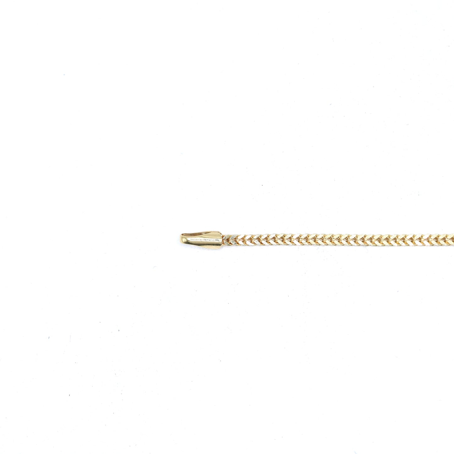 14KT GOLD FRANCO BRACELET 1.5MM - SEMISOLID
