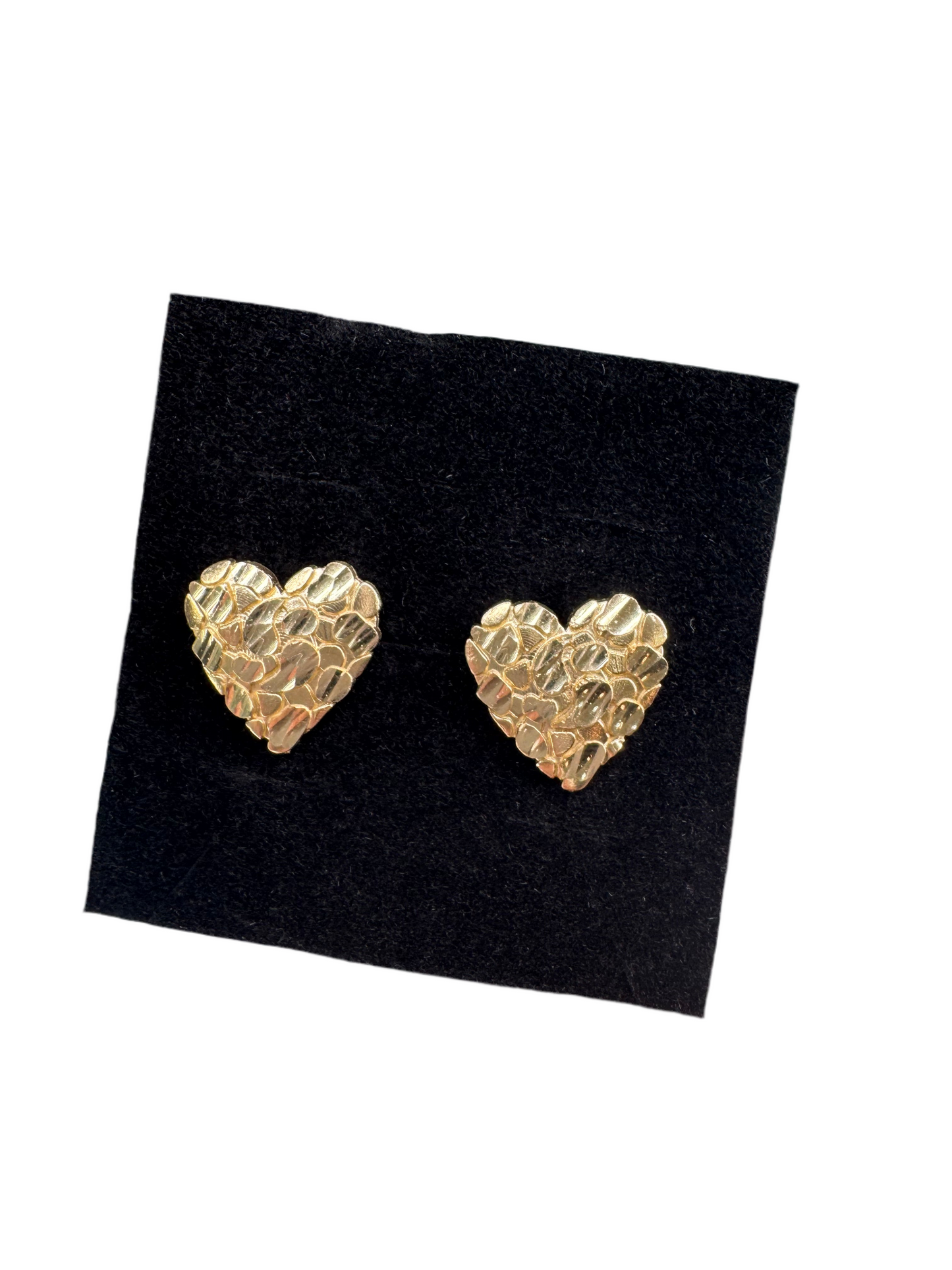 14K Gold Heart Nugget Ring