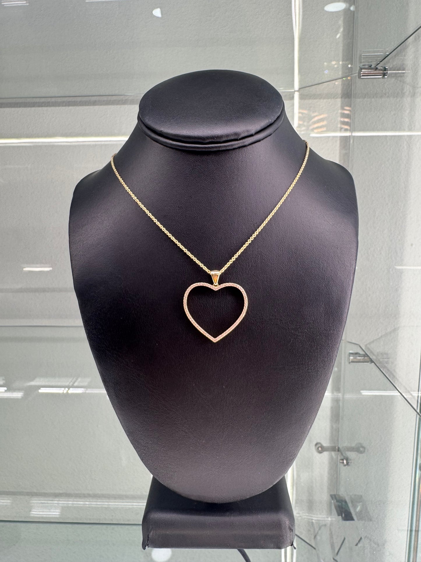 14K Gold Heart with Chain