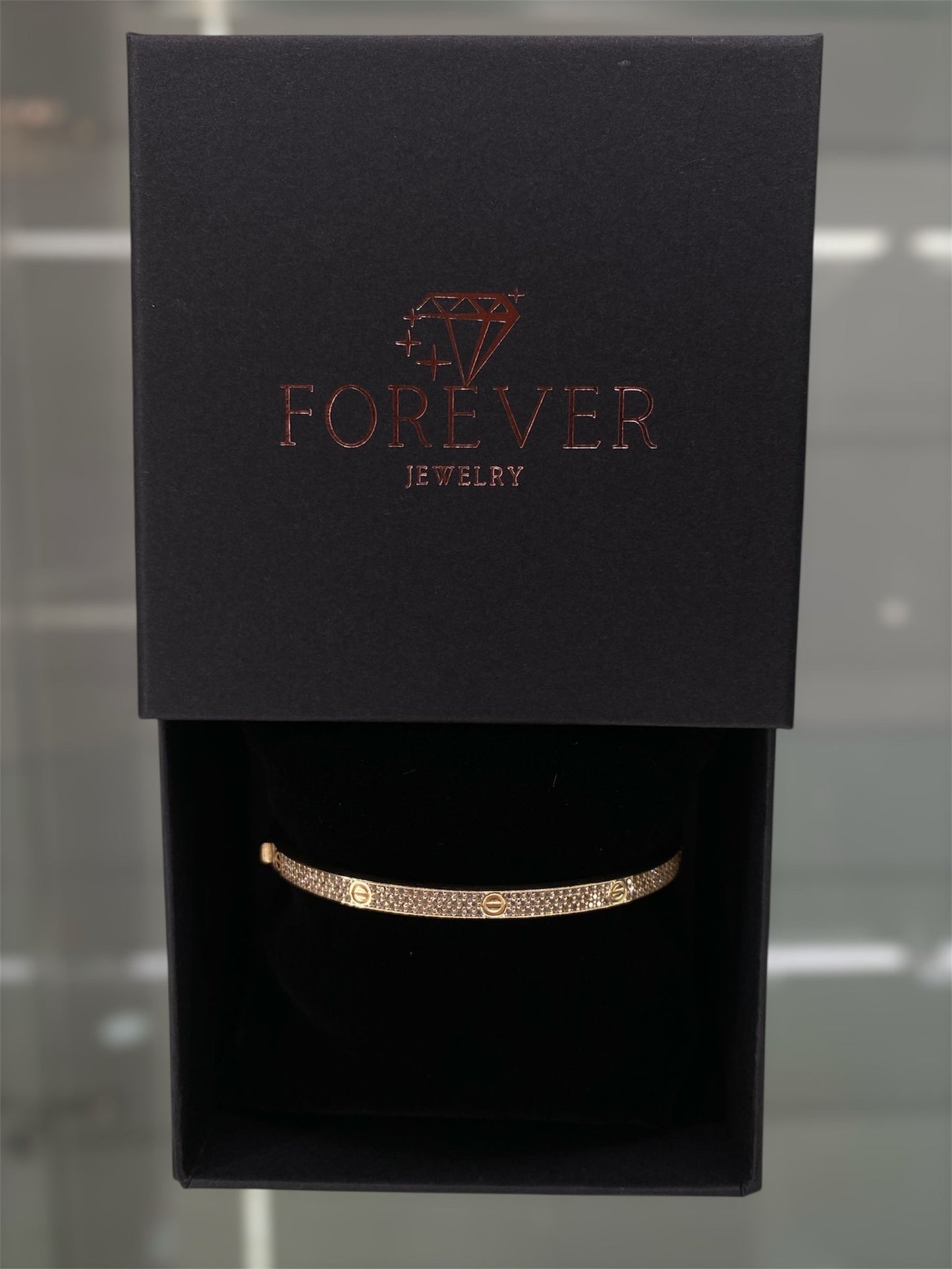 14K GOLD CZ BRACELET