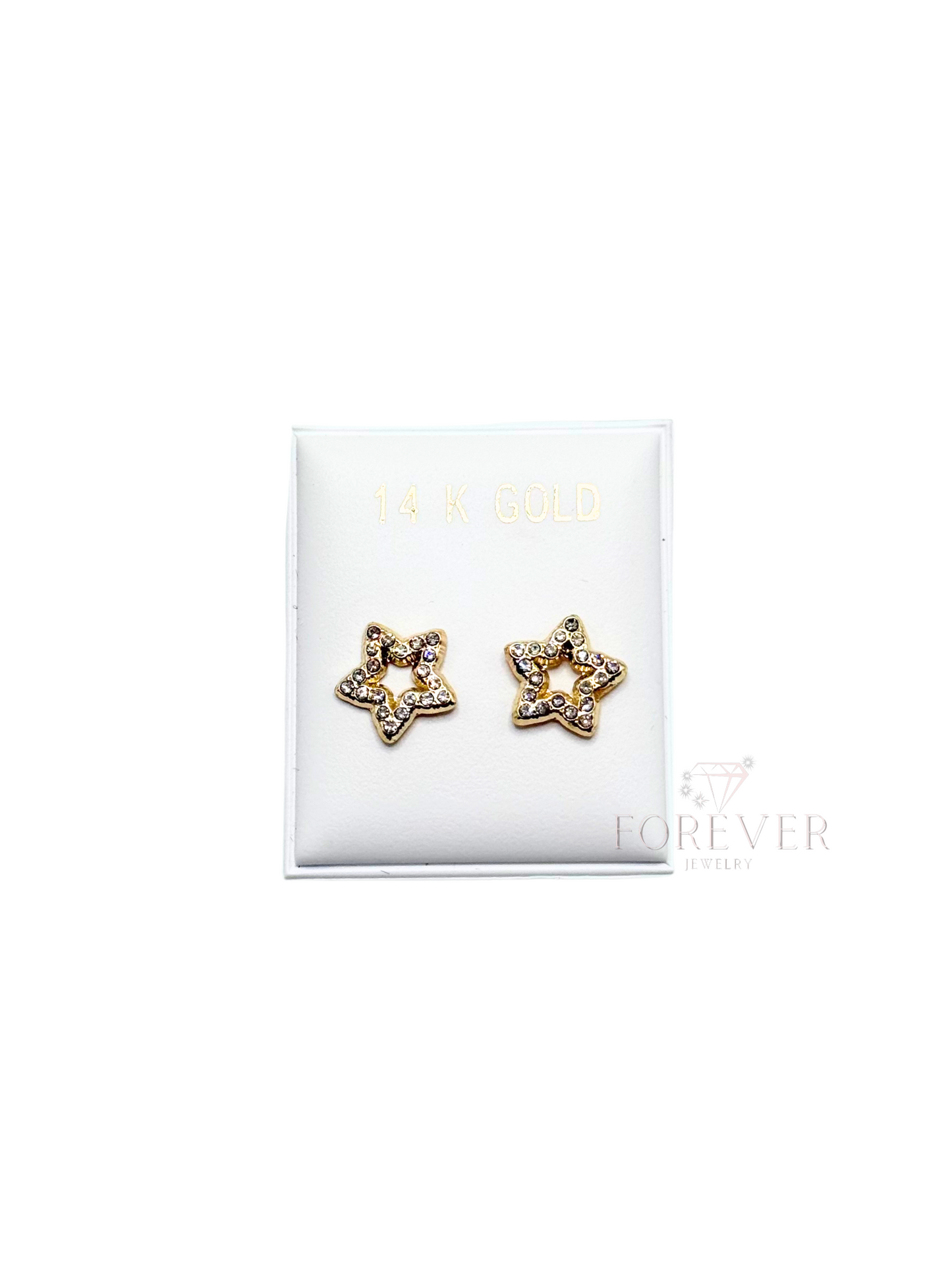 14KT GOLD STAR STUDS