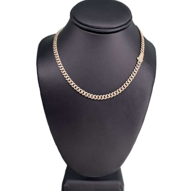 14K Gold Baby Monaco with Zirconia