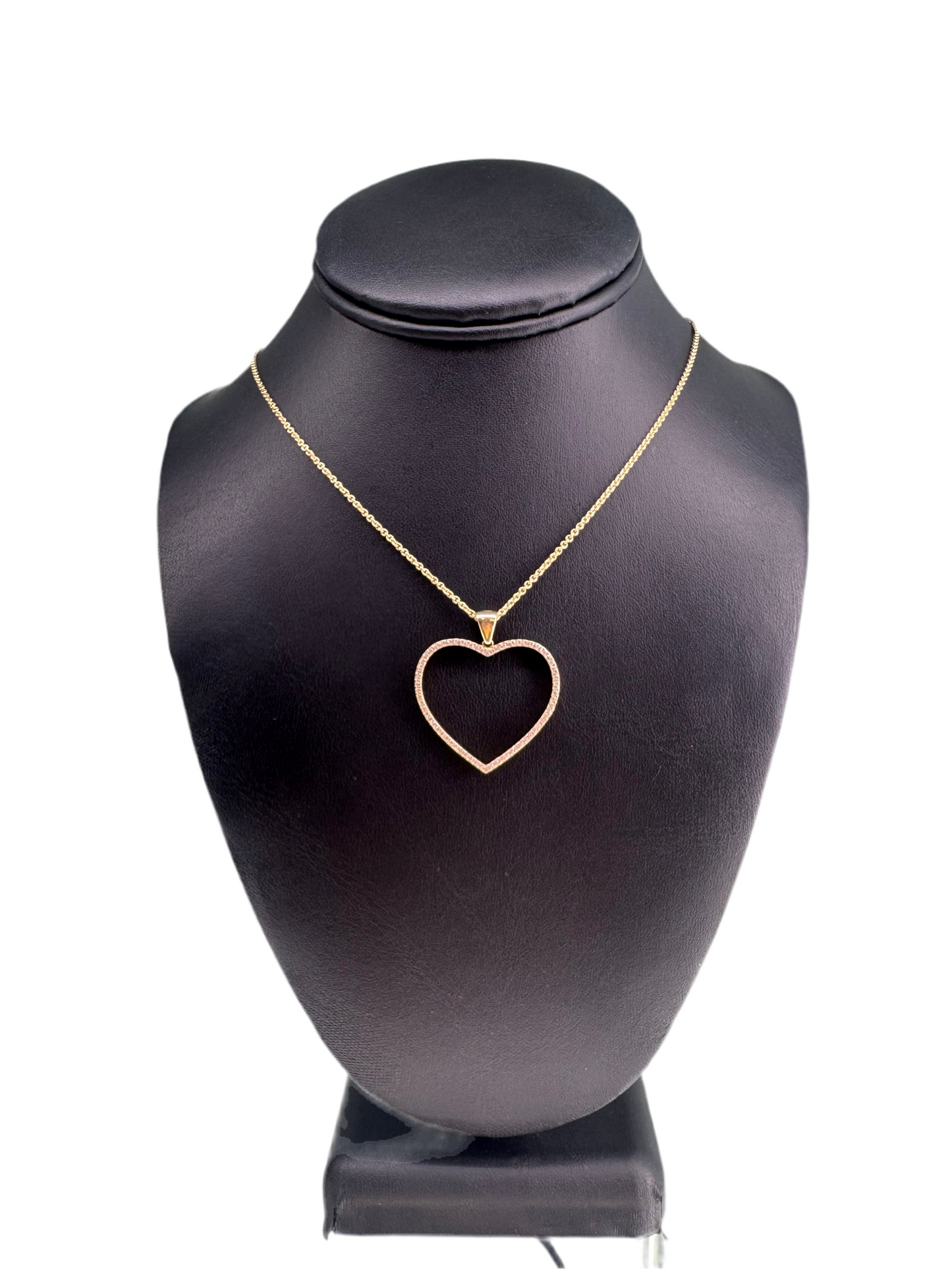 14K Gold Heart with Chain