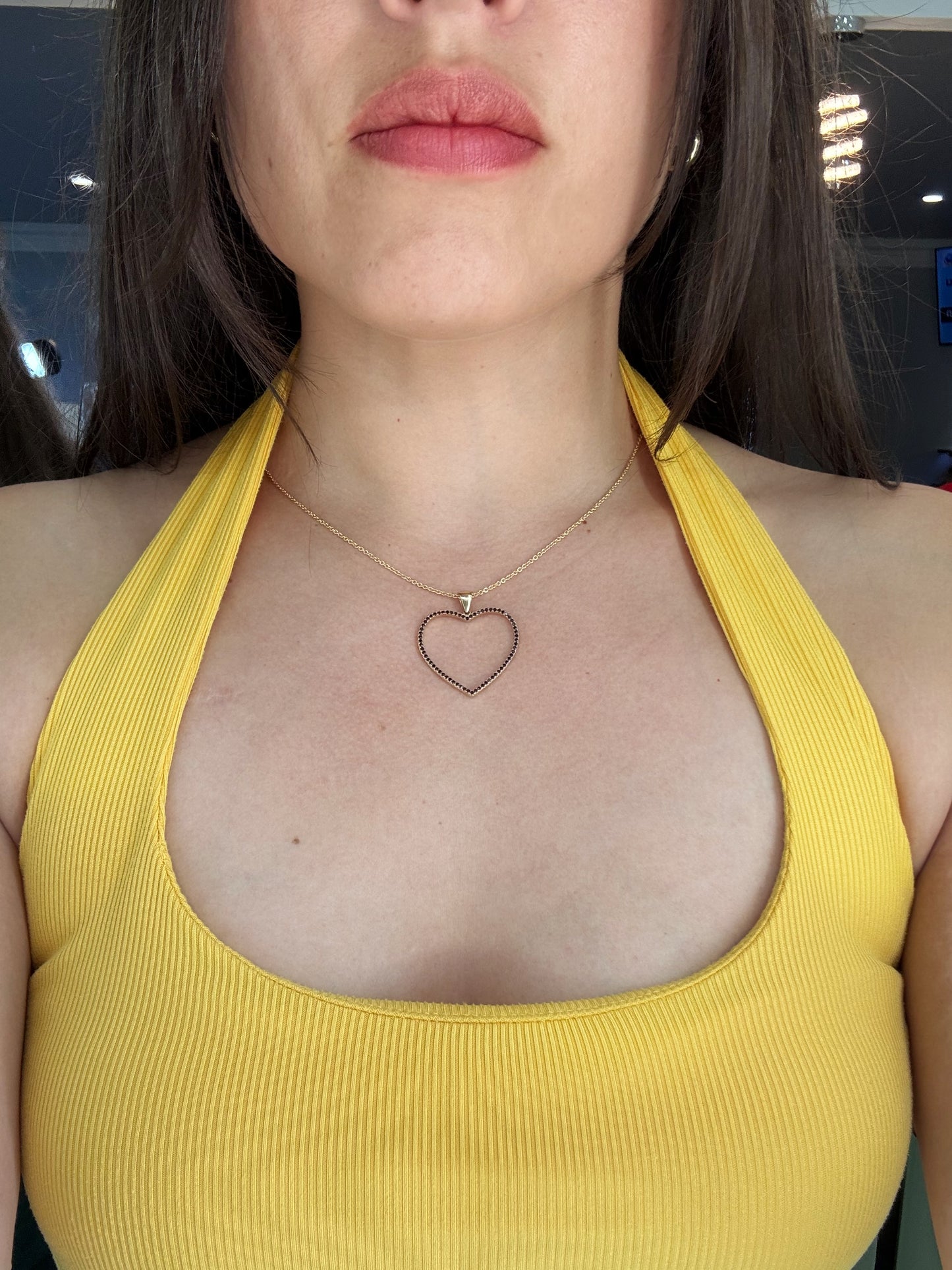 14K Gold Heart with Chain