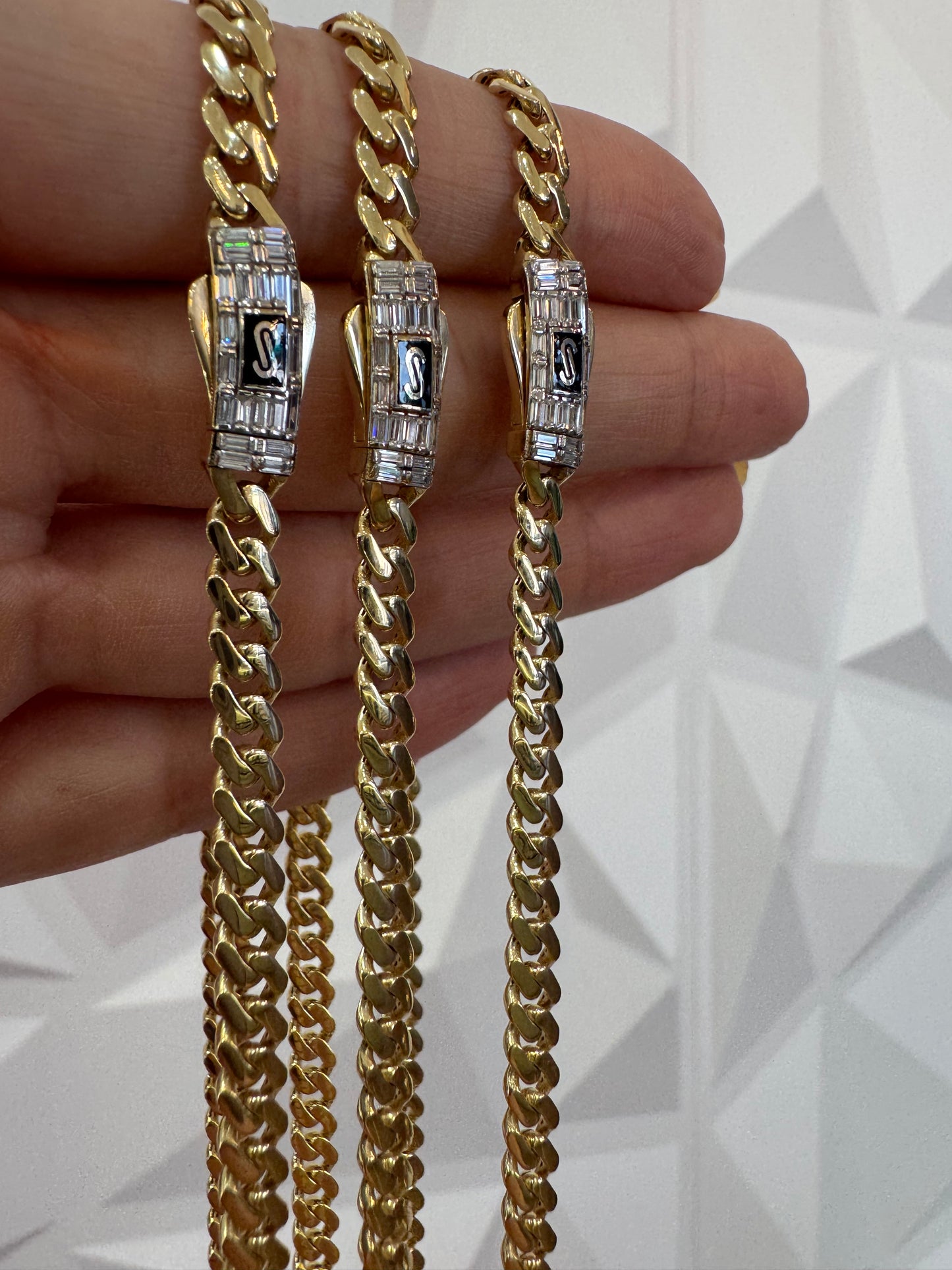 14K Gold Classic Monaco Chain 5mm