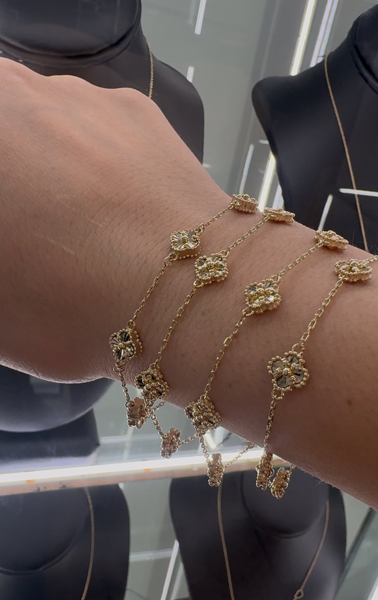 14K Gold Baby flowers