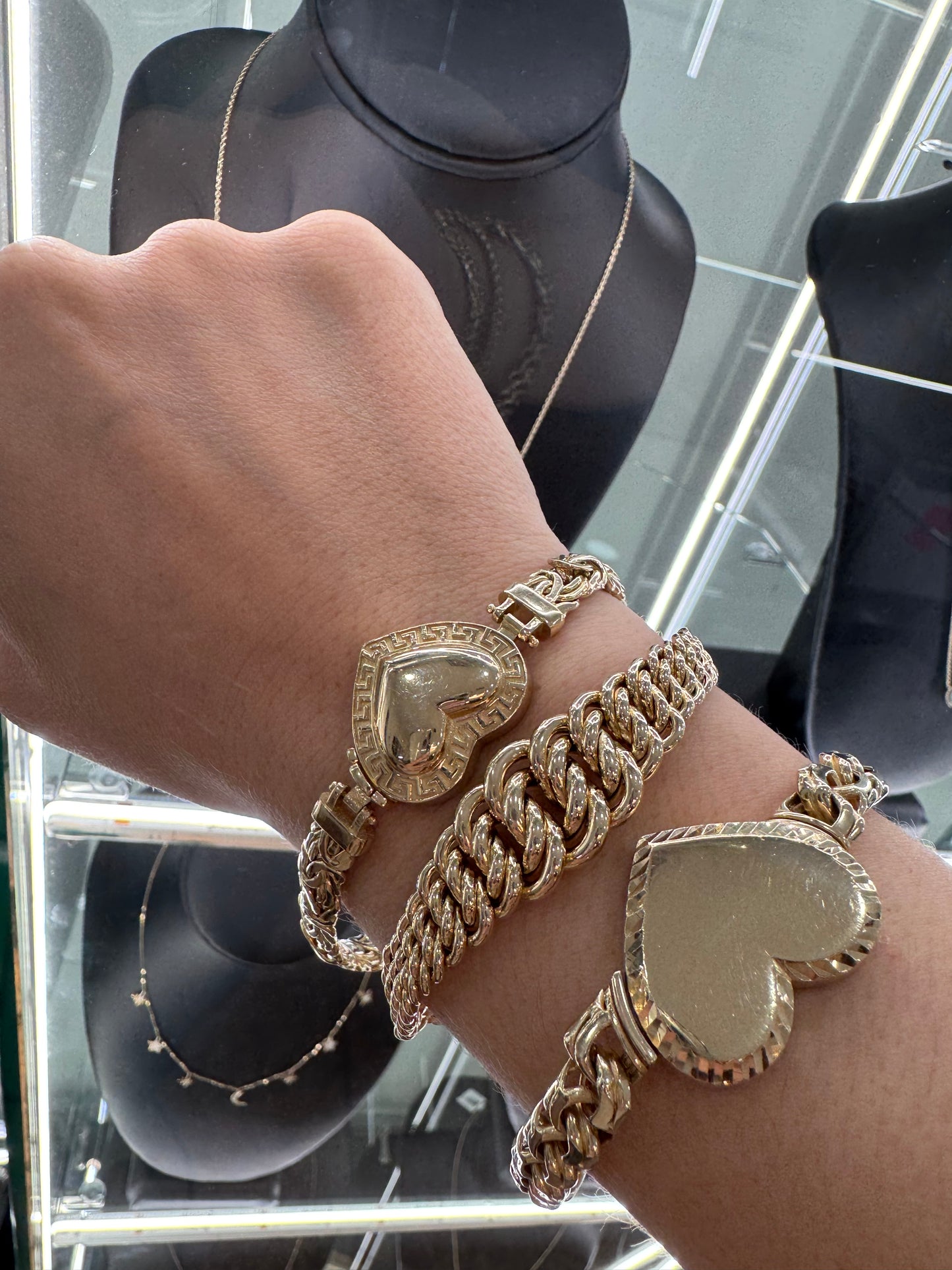 14K Gold Byzantine Women Bracelet