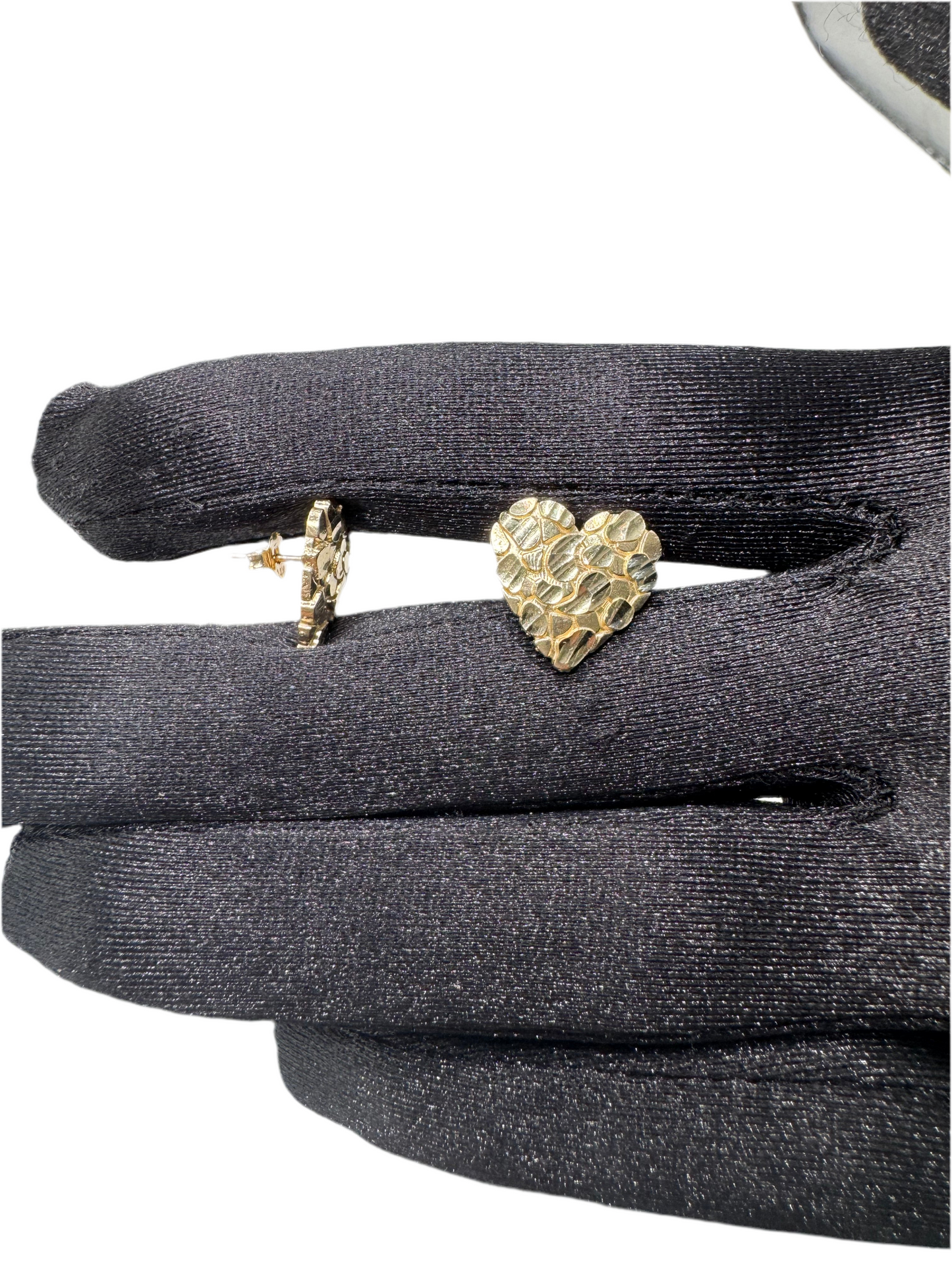 14K Gold Heart Nugget Ring