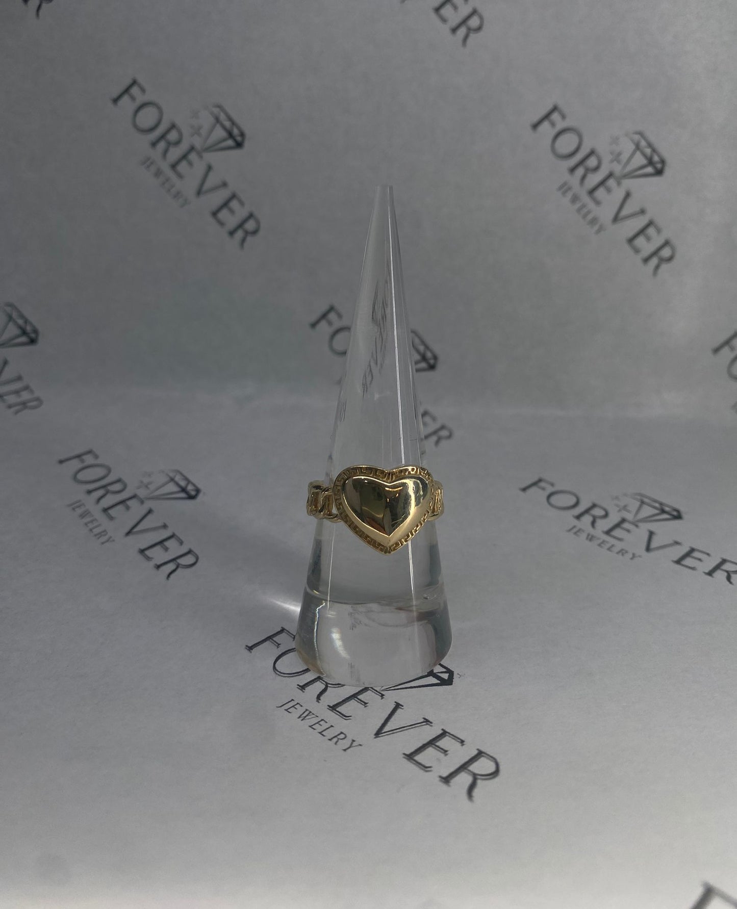 14K Gold Heart Ring