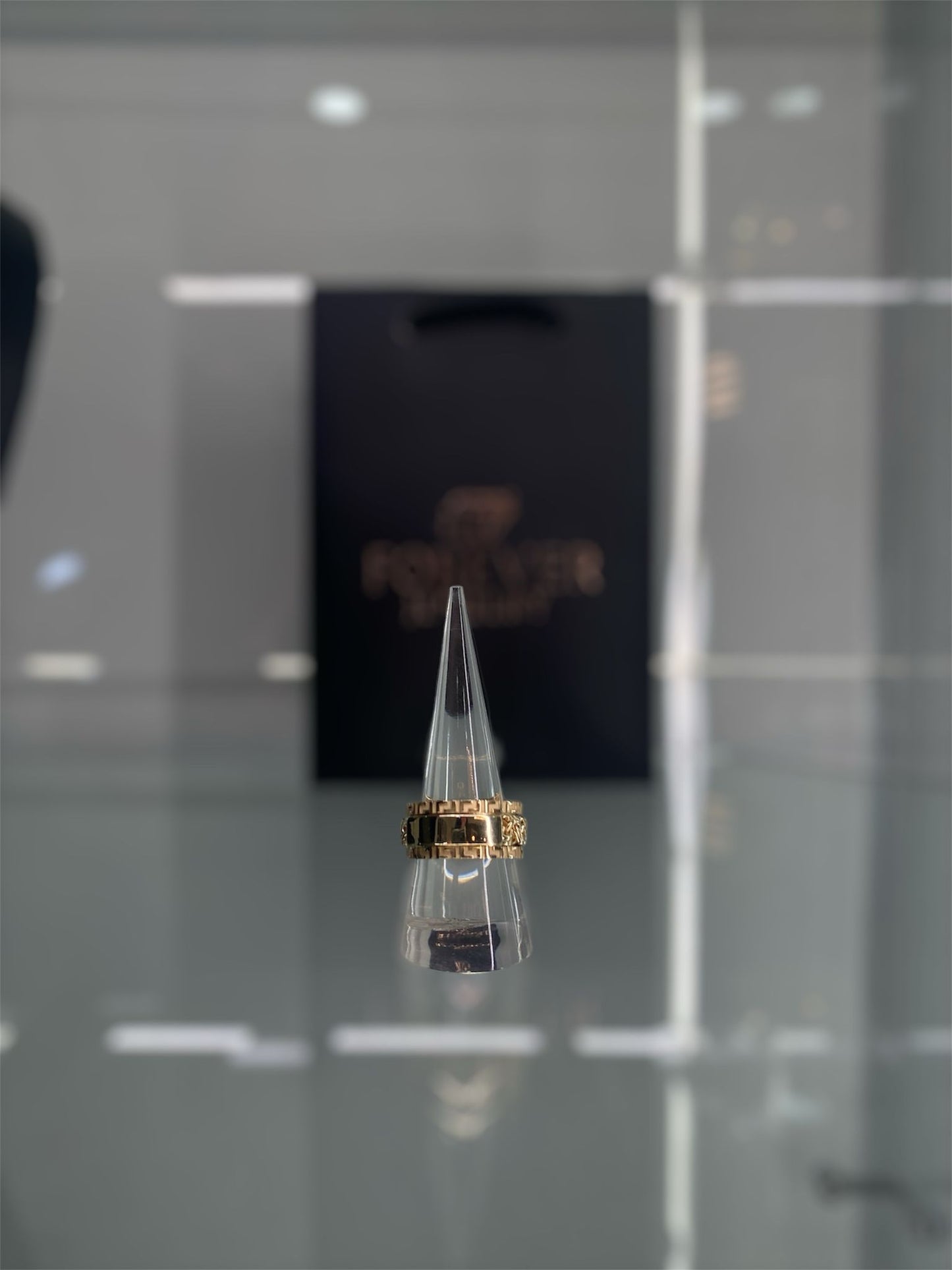 14K Gold Spinning Ring
