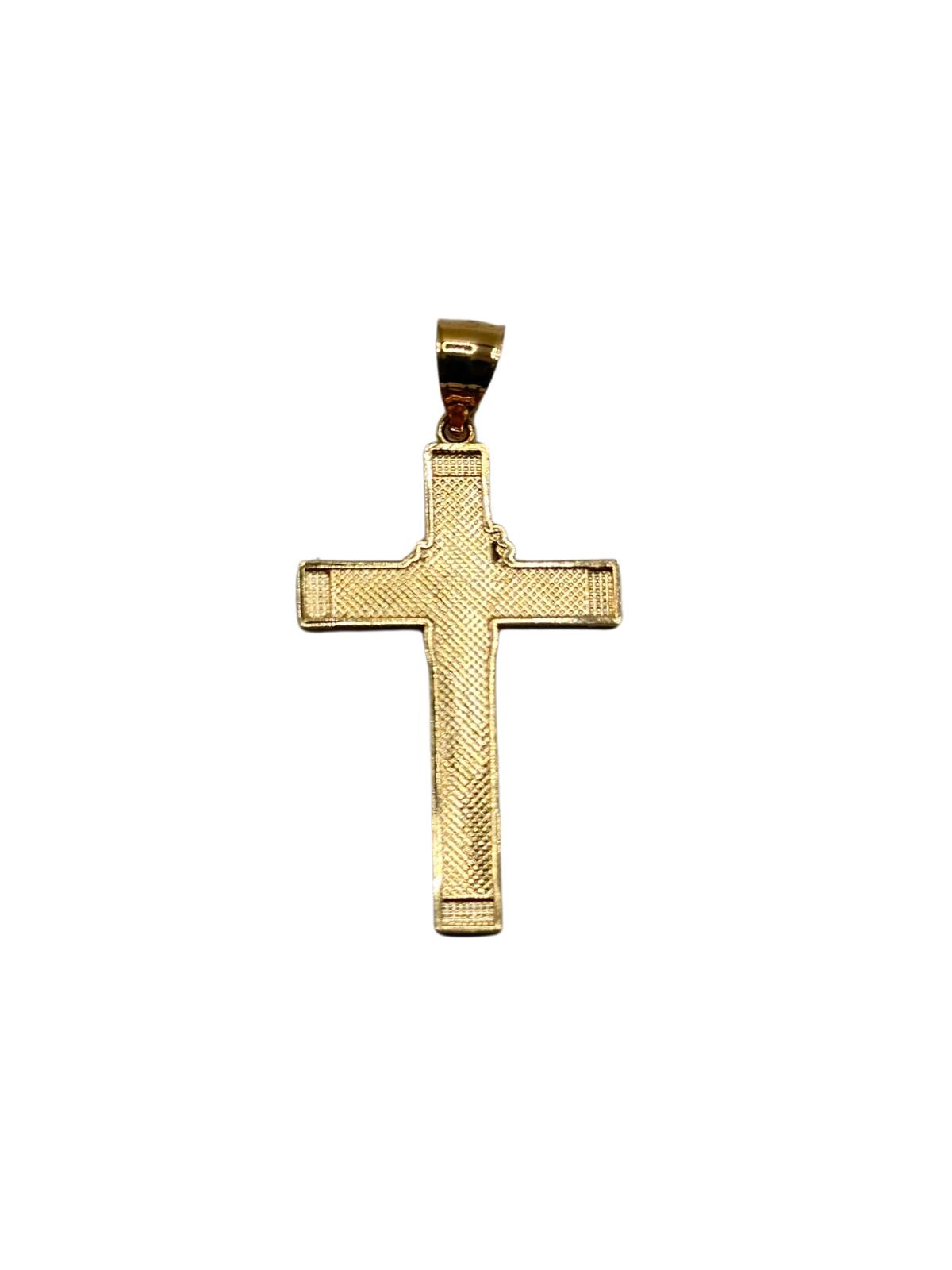 14K GOLD JHS CROSS