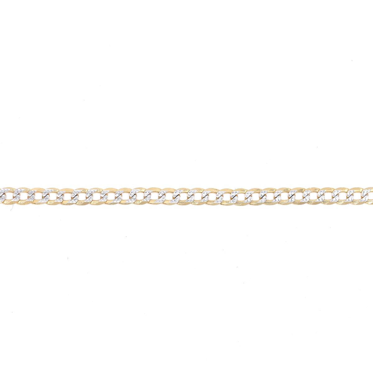 14KT GOLD DIAMOND CUT CUBAN NECKLACES 2MM - SOLID