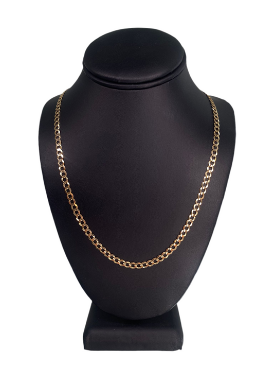 14KT GOLD CUBAN CHAIN