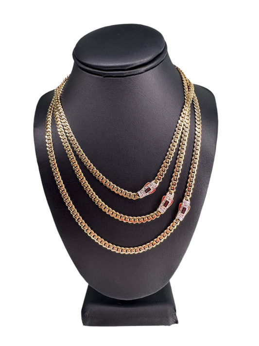 14K Gold Classic Monaco Chain 5mm