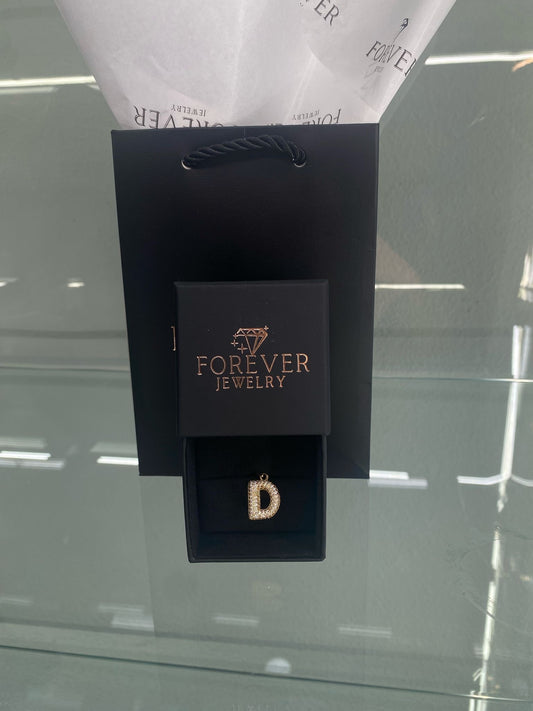 14K Gold Letter D