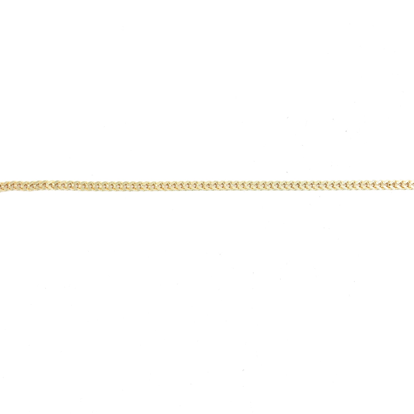 14KT GOLD FRANCO BRACELET 1.5MM - SEMISOLID
