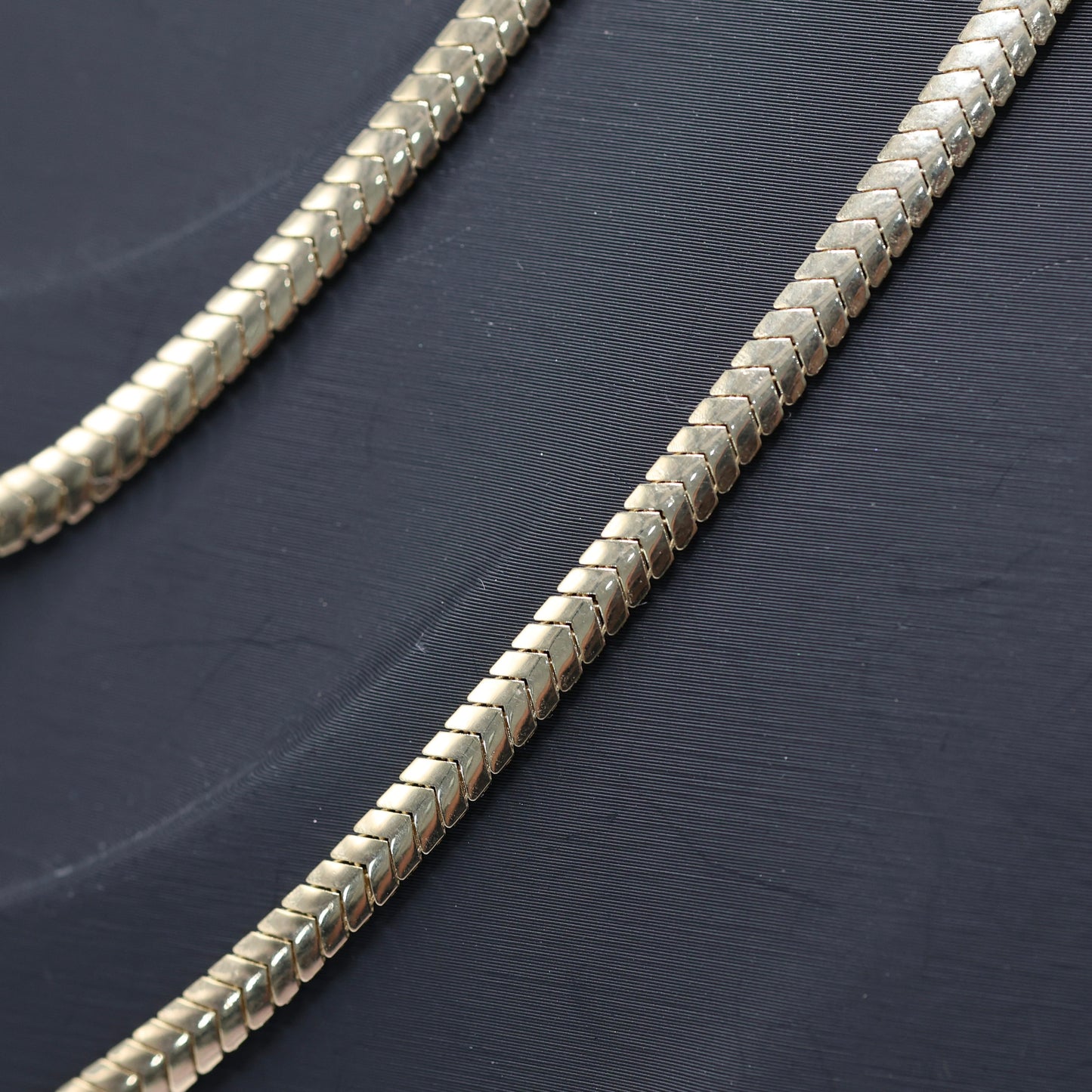 14KT GOLD MONACO CHAIN MERM NECKLACE - 4MM PLAIN LOCK CERTIFIED