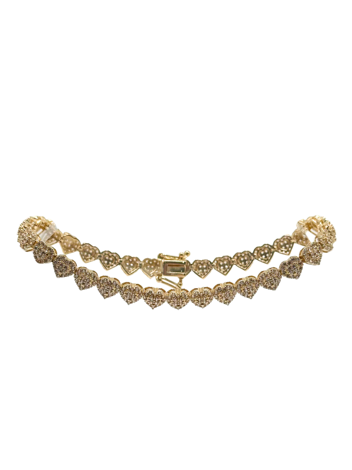 14K  GOLD SMALL HEART BRACELET