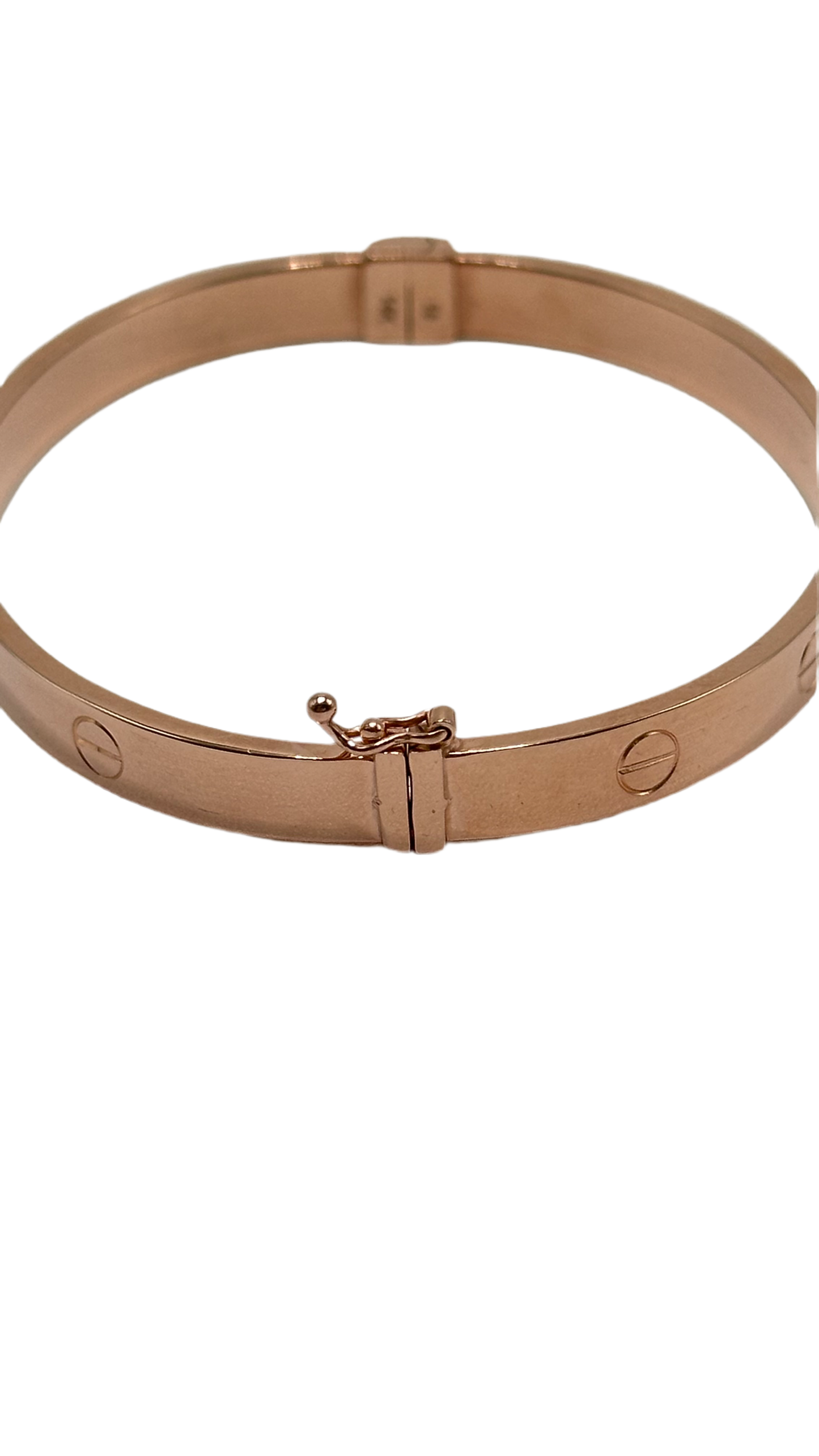 14KT ROSE GOLD SEMISOLID BRACELET