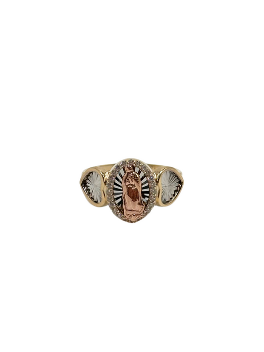 14KT VIRGEN DE GUADALUPE  RING