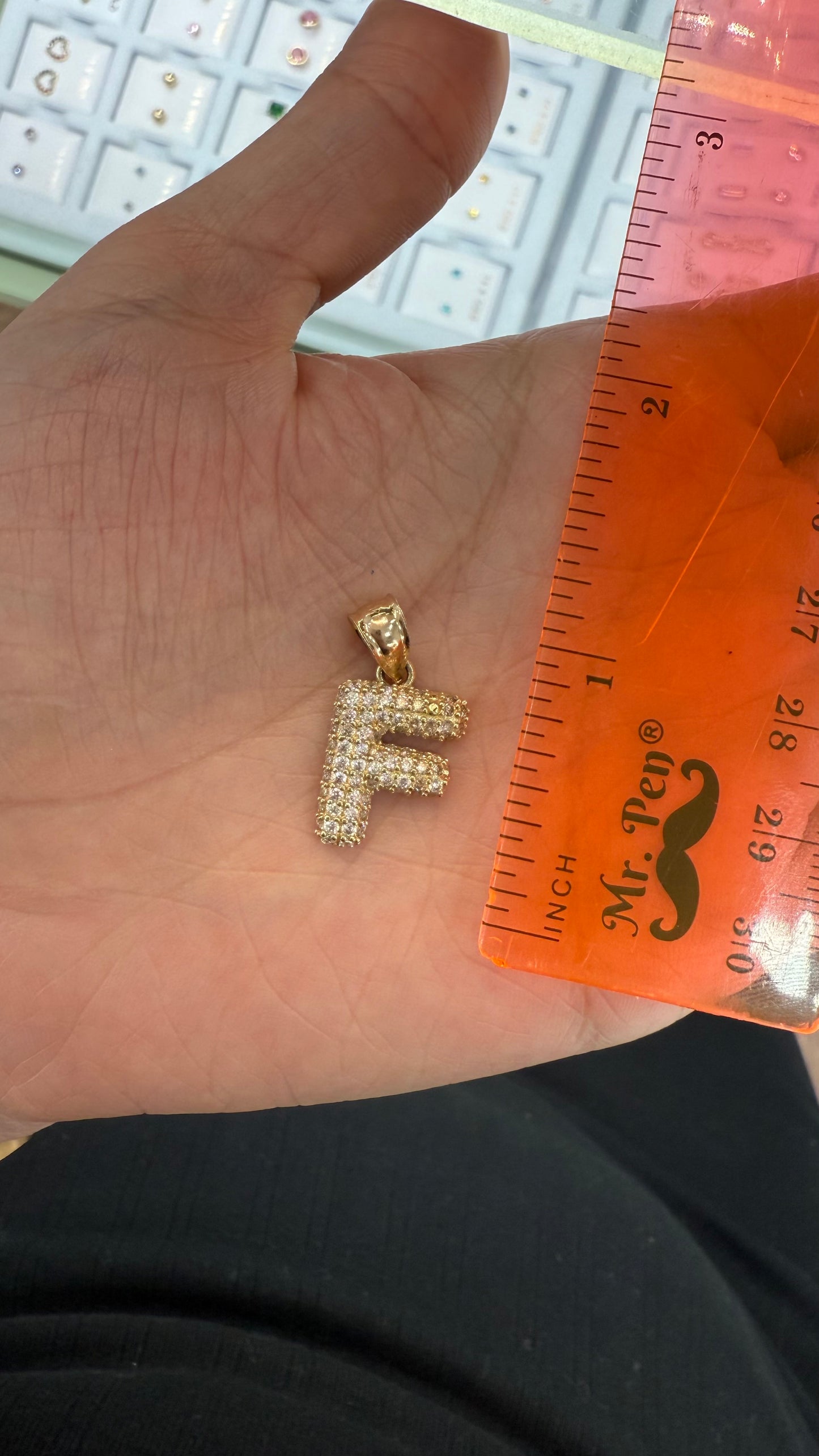 14KT GOLD LETTER “F”