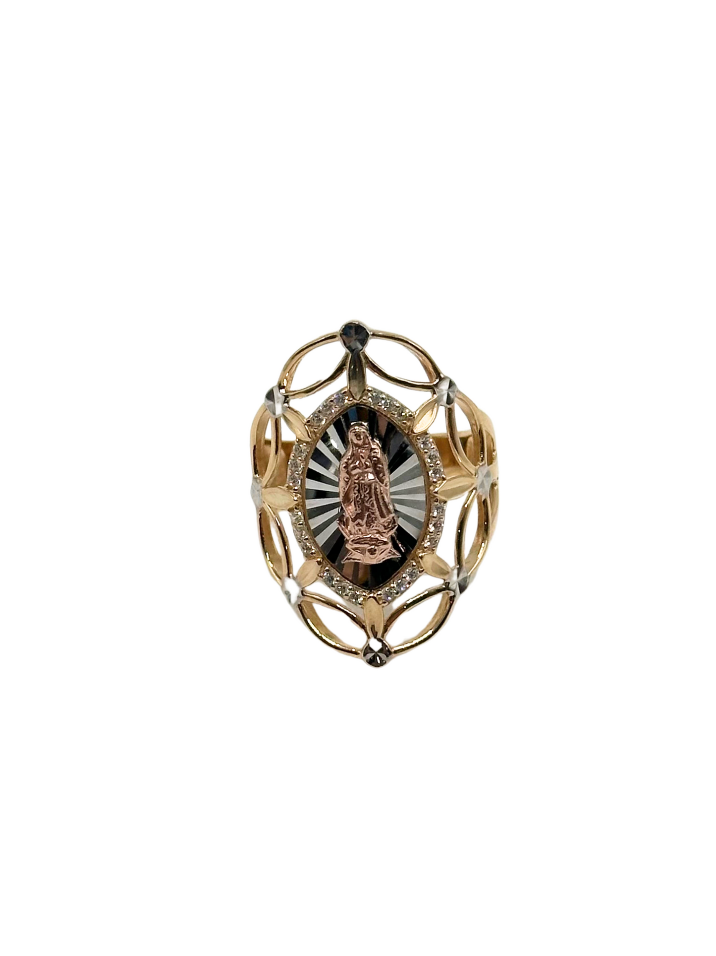 14K GOLD VIRGEN DE GUADALUPE  RING