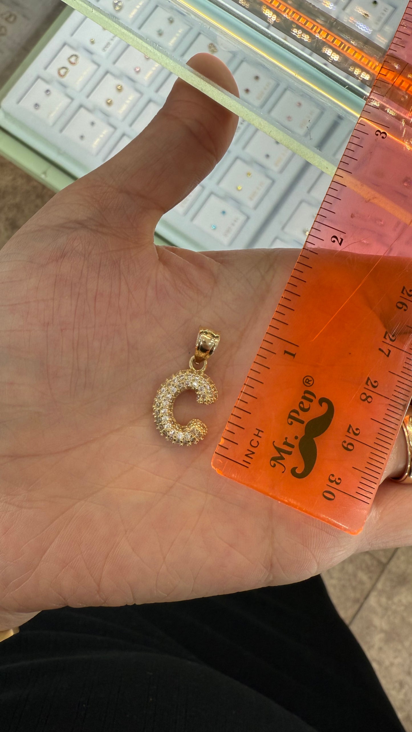 14KT GOLD LETTER “C”