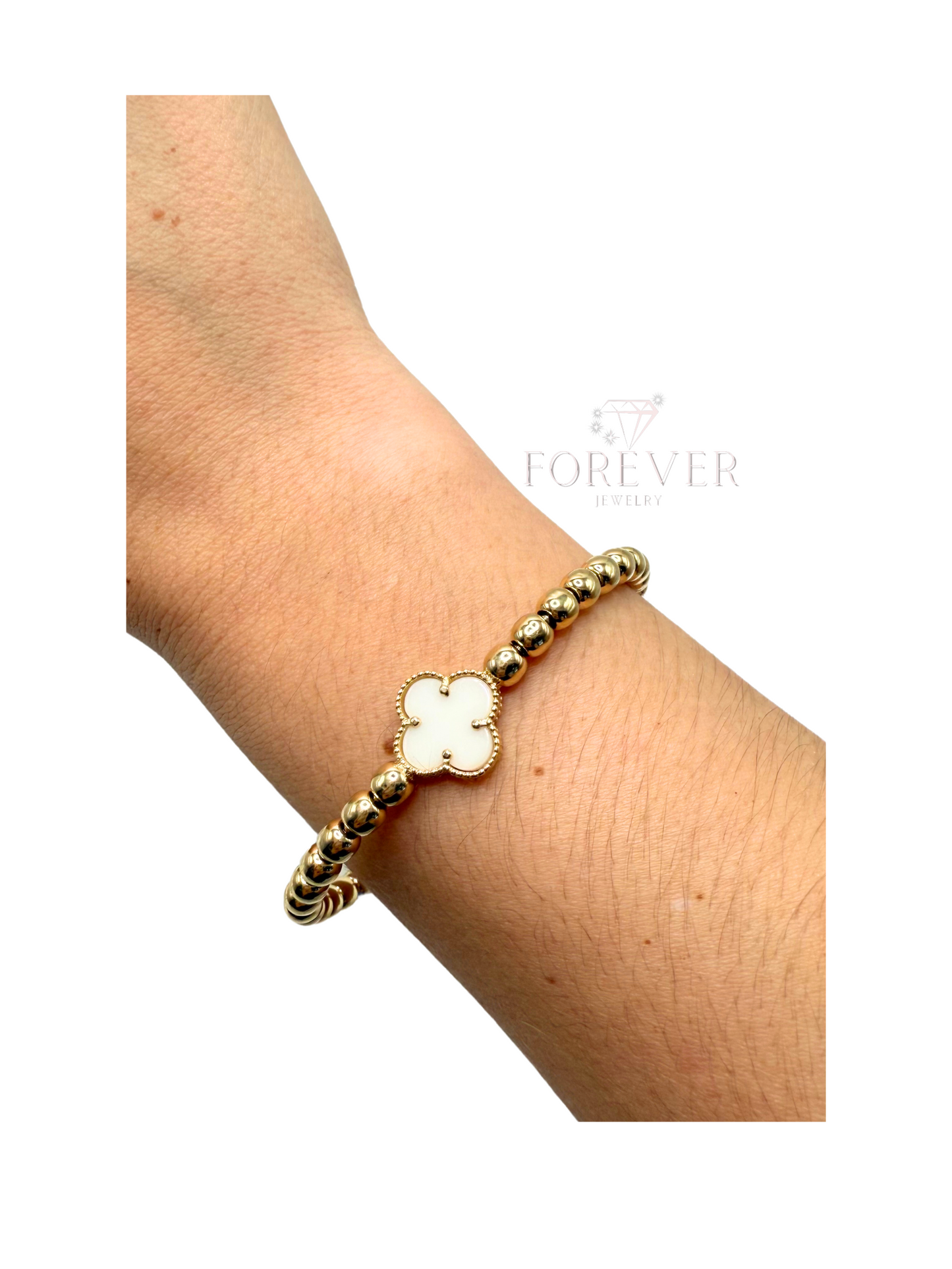14KT GOLD BALINESE FLOWER BRACELET