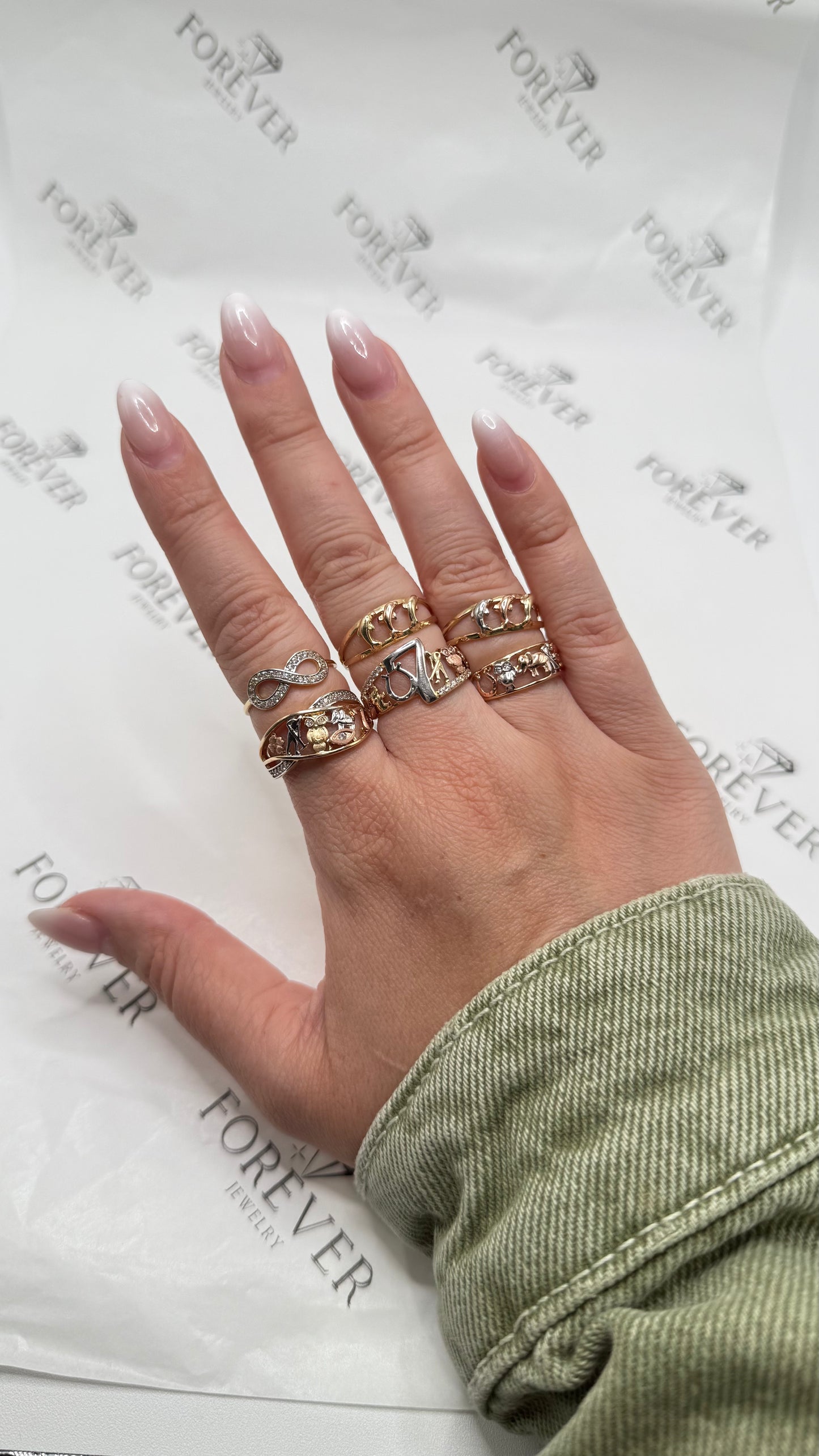 14KT GOLD LUCKY RING