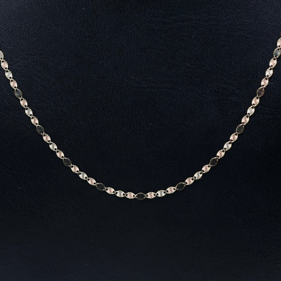 14KT GOLD MINI-ESPEJITO NECKLACE 1.8MM - SOLID