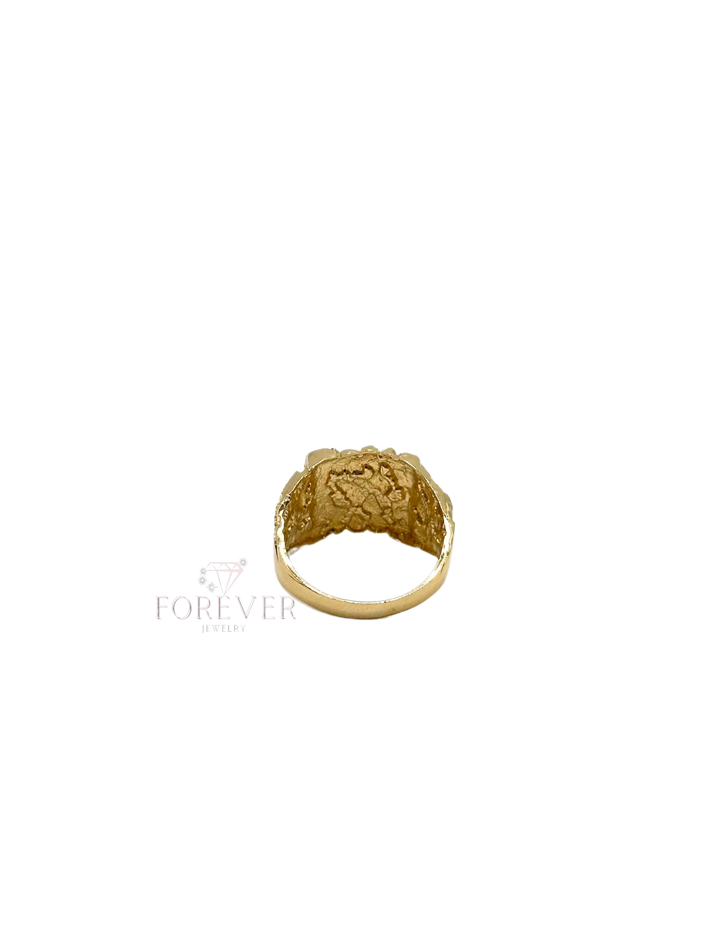 14K GOLD NUGGET RING