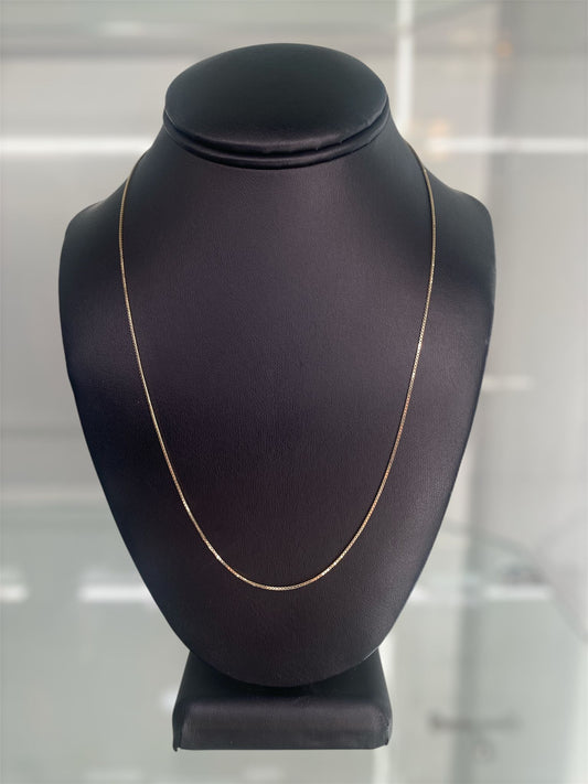 14K Gold Box Chain