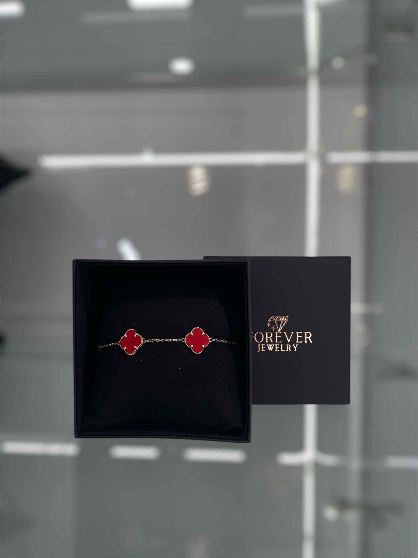 14K GOLD FLOWER BRACELET