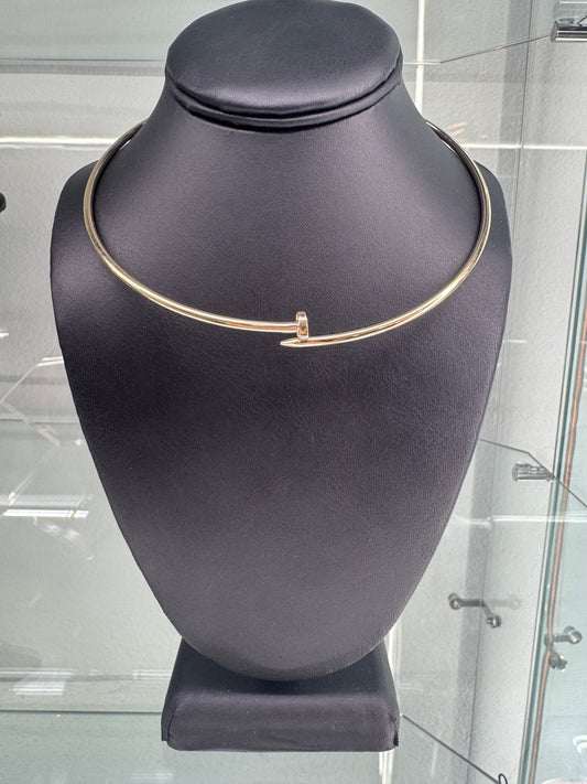 14K Necklace Clavo