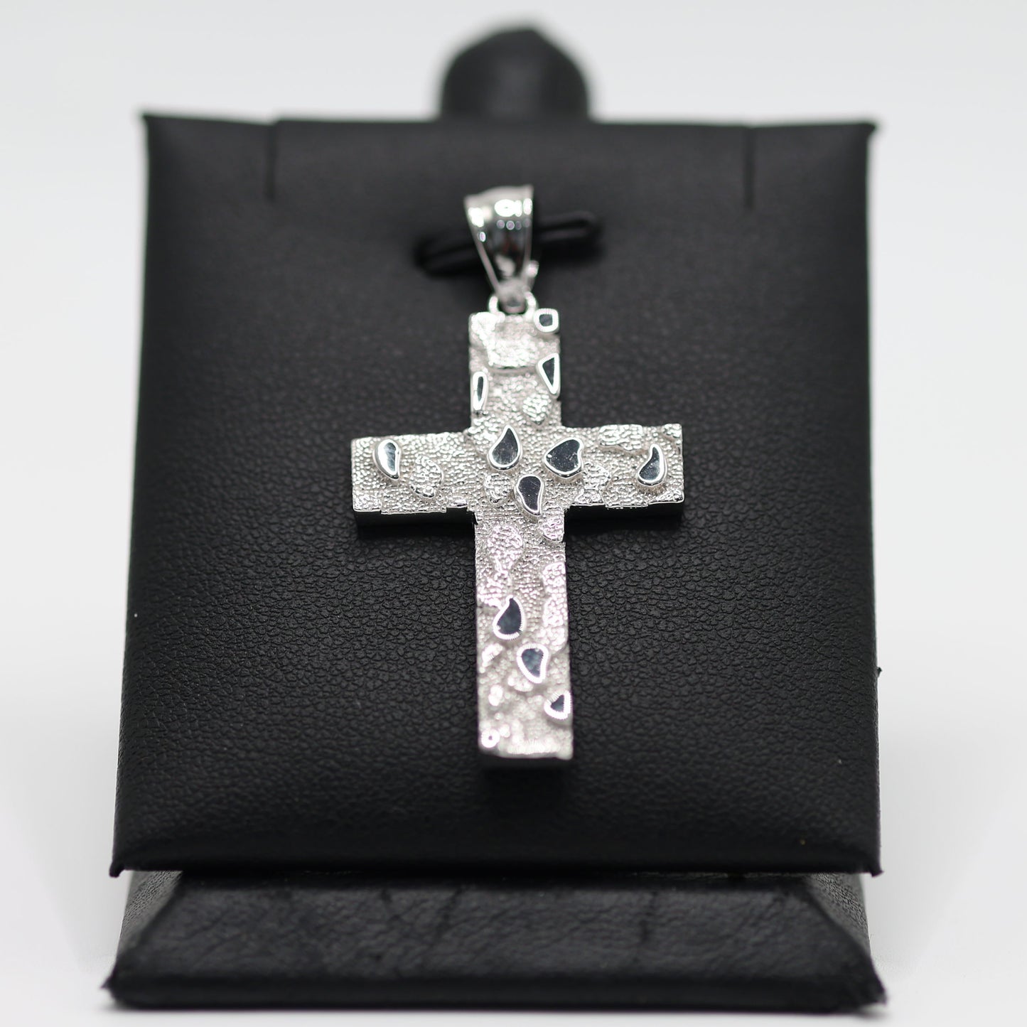 925 SILVER CROSS NUGGET PENDANT