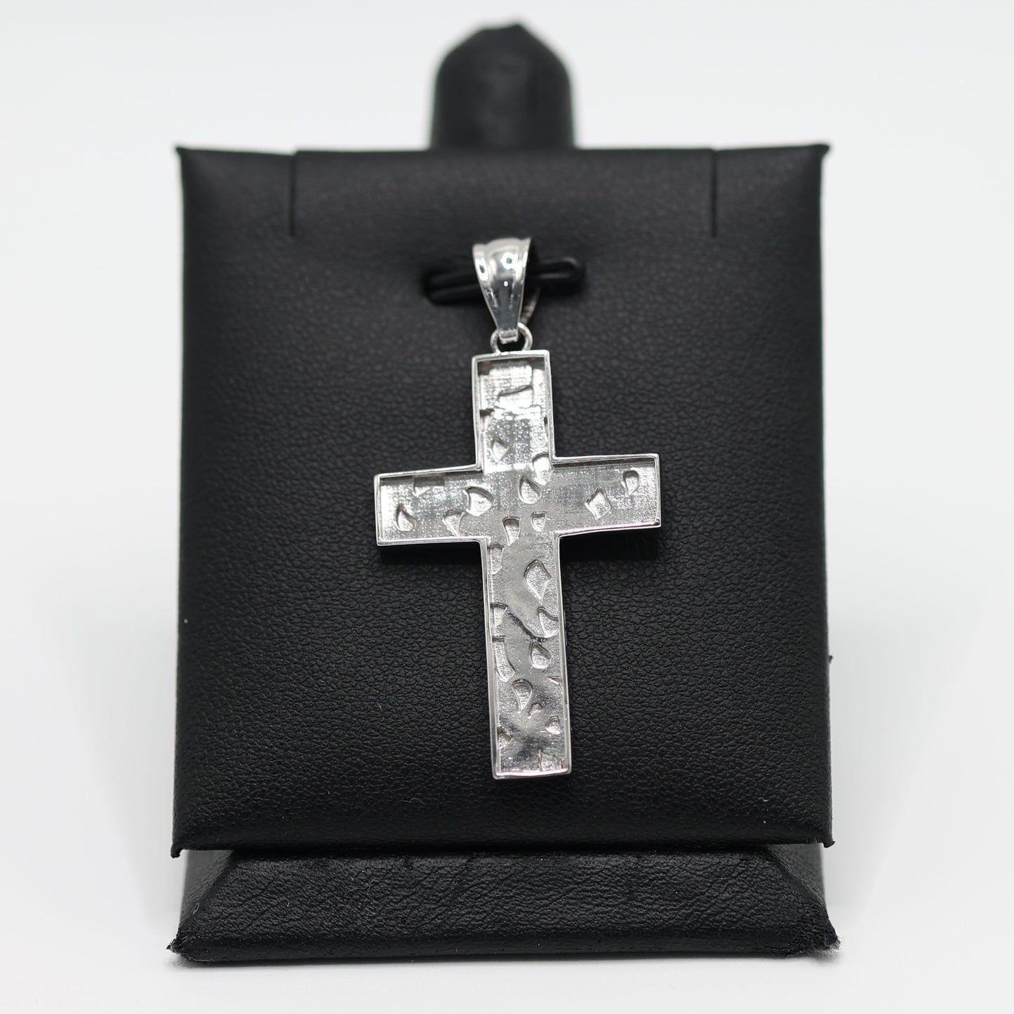 925 SILVER CROSS NUGGET PENDANT