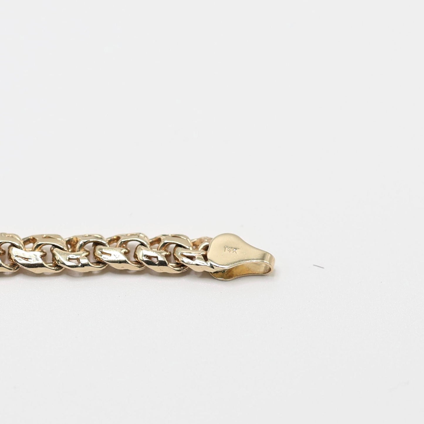 14KT GOLD CHINO LINK BRACELET - SOLID GOLD