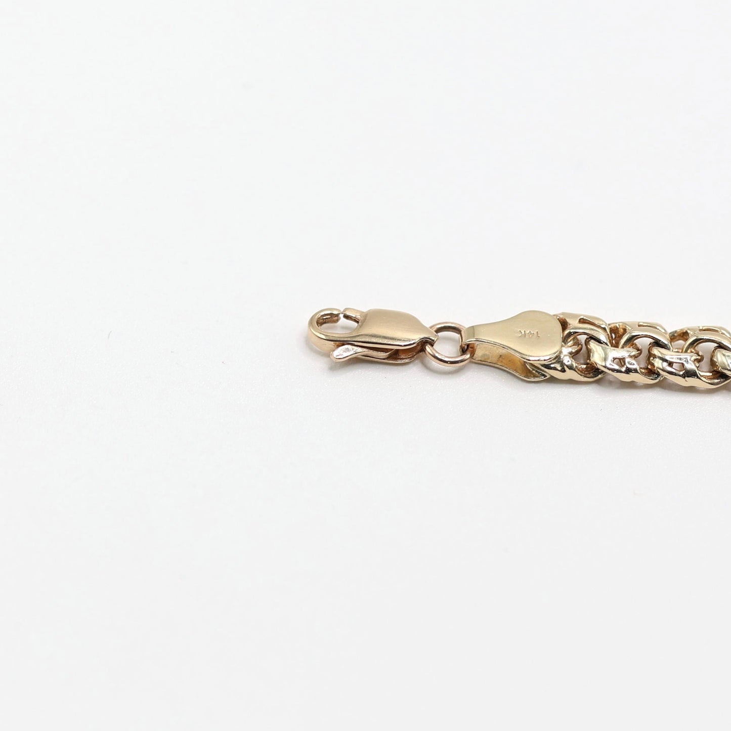 14KT GOLD CHINO LINK BRACELET - SOLID GOLD