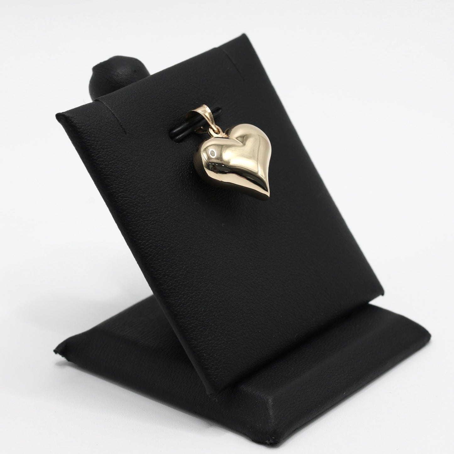 14KT GOLD LARGE PUFFY HEART PENDANT