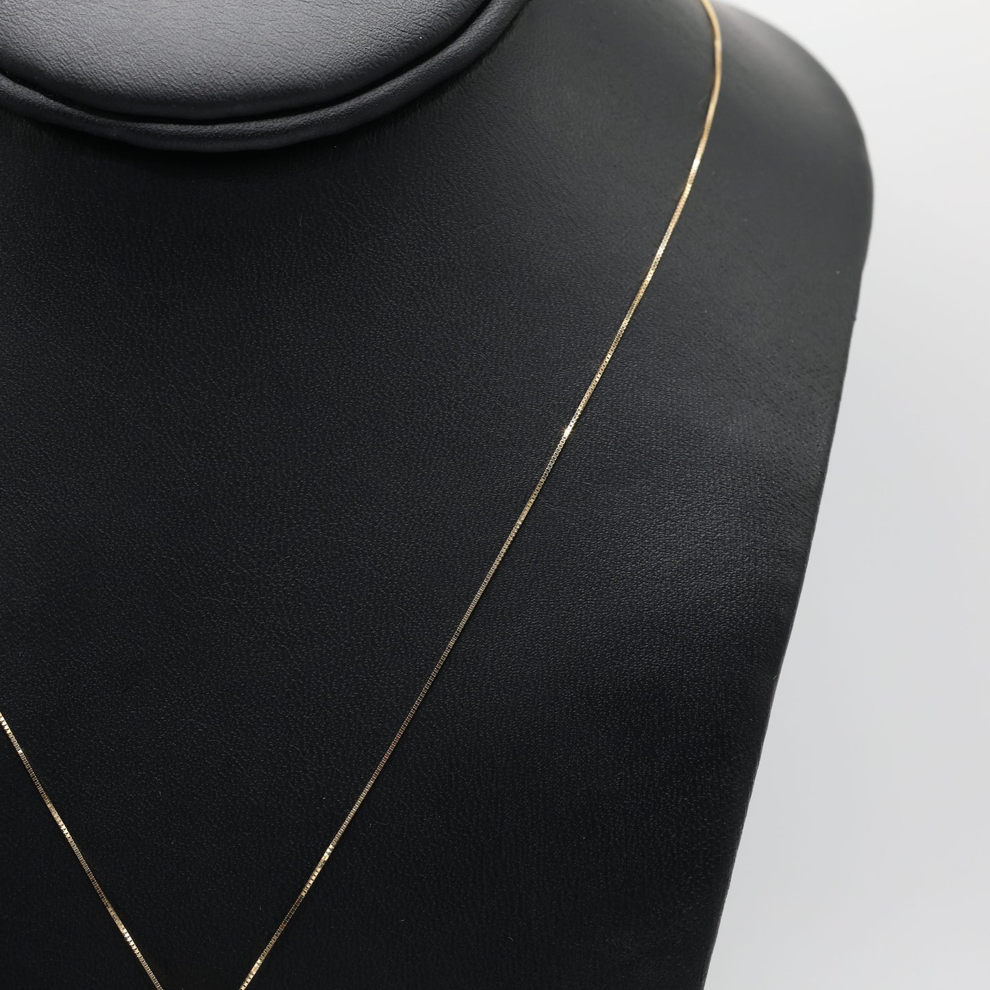 14KT GOLD SMALL HEART PENDANT WITH BOX CHAIN - 5 CHAIN SIZES