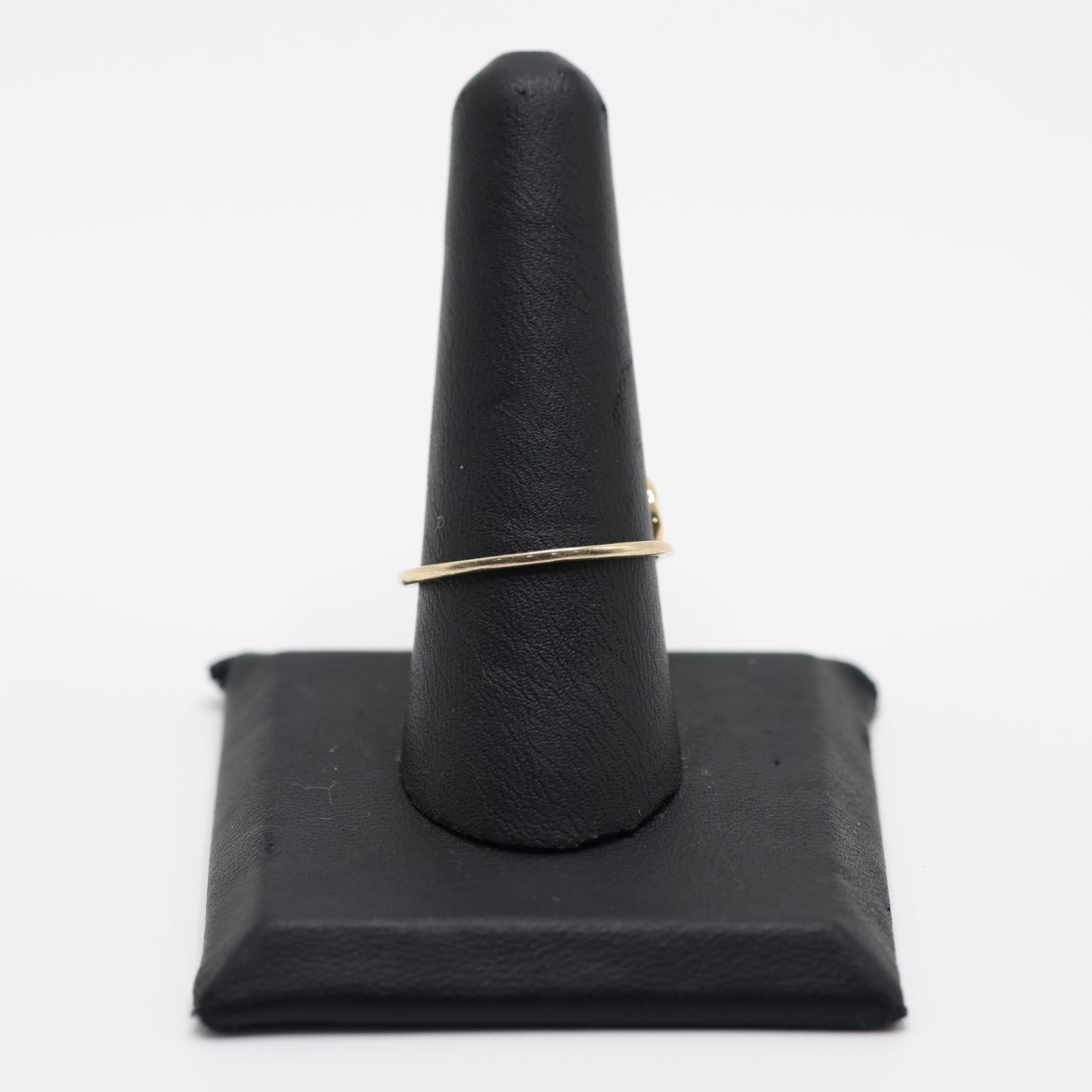 14KT GOLD OPEN HEART OUTLINE RING