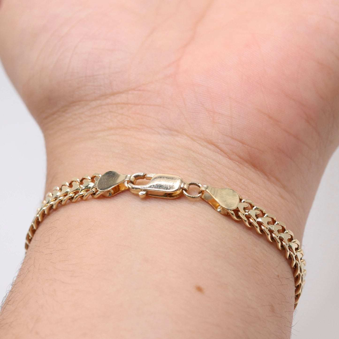 14KT GOLD PETATILLO BRACELET - ENGRAVING OVERTOP INCLUDED