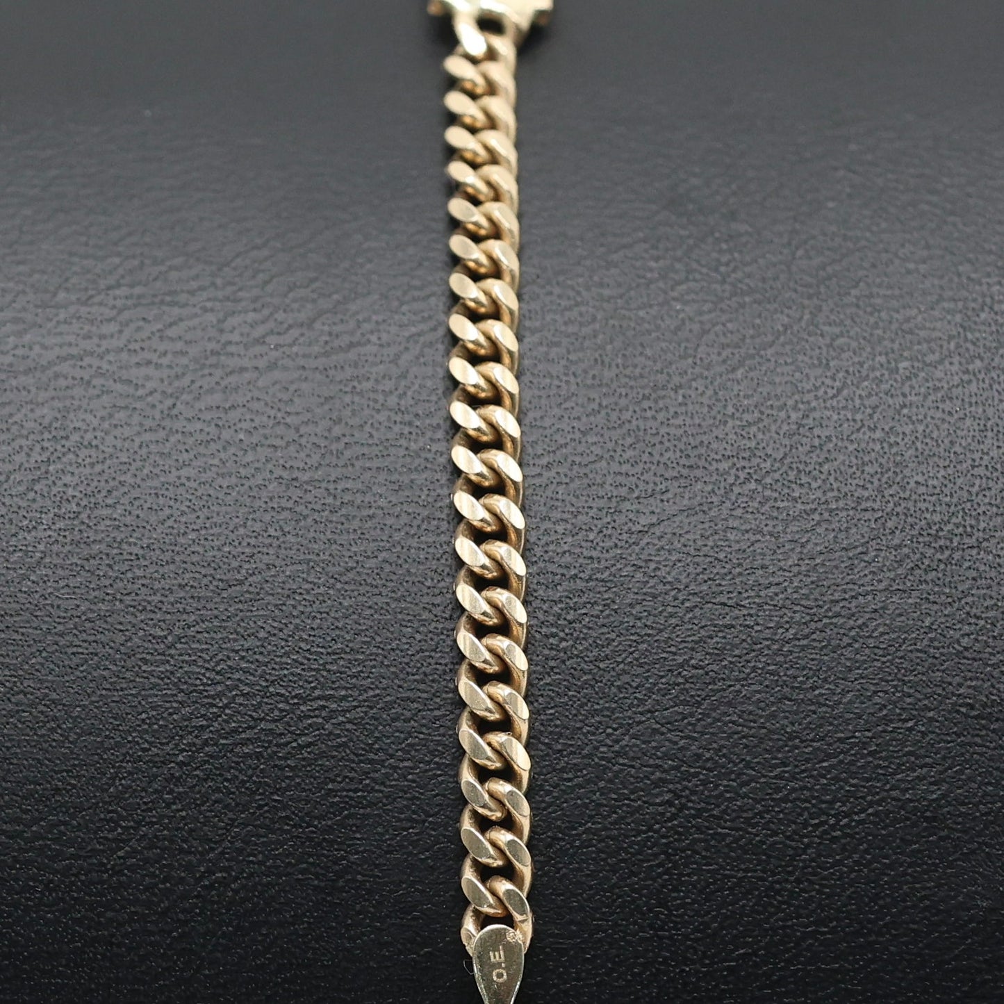14KT GOLD KIDS CUBAN SIZE 6"