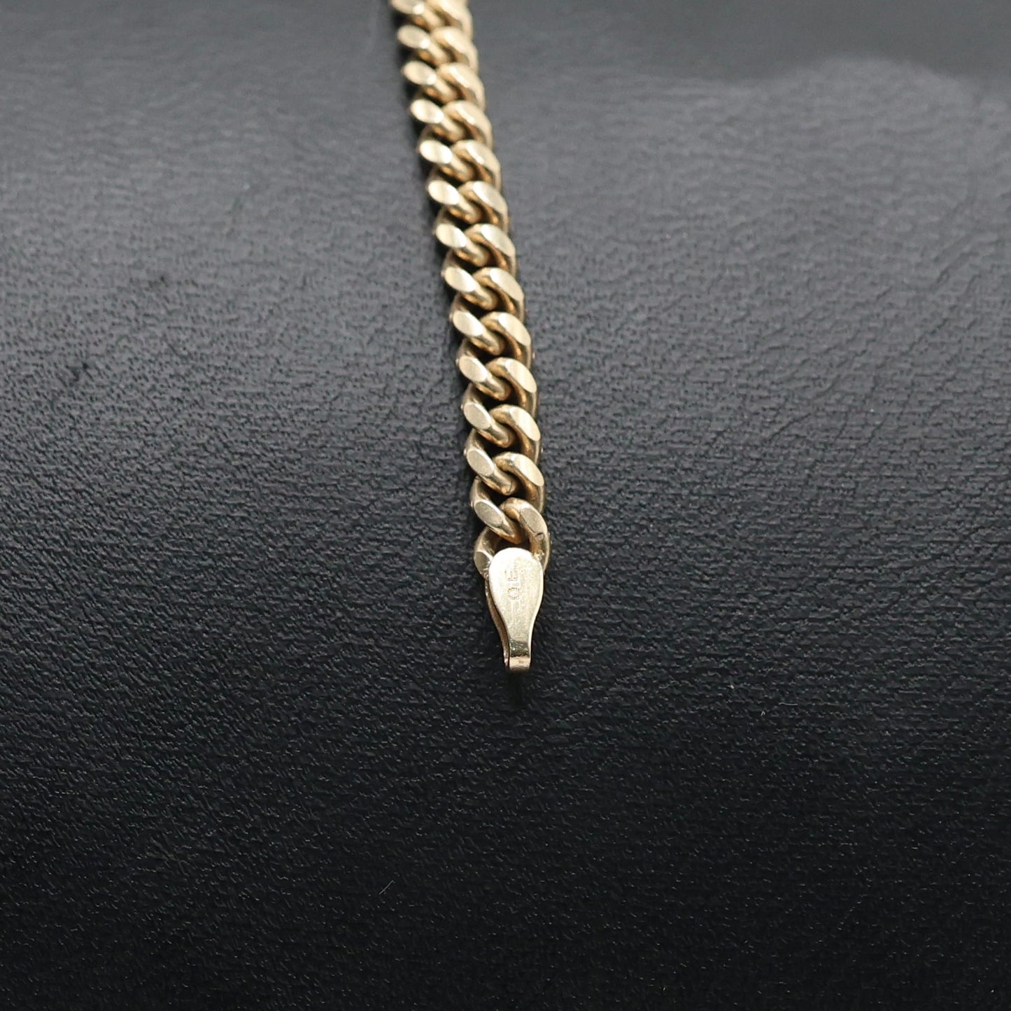 14KT GOLD KIDS CUBAN SIZE 6"