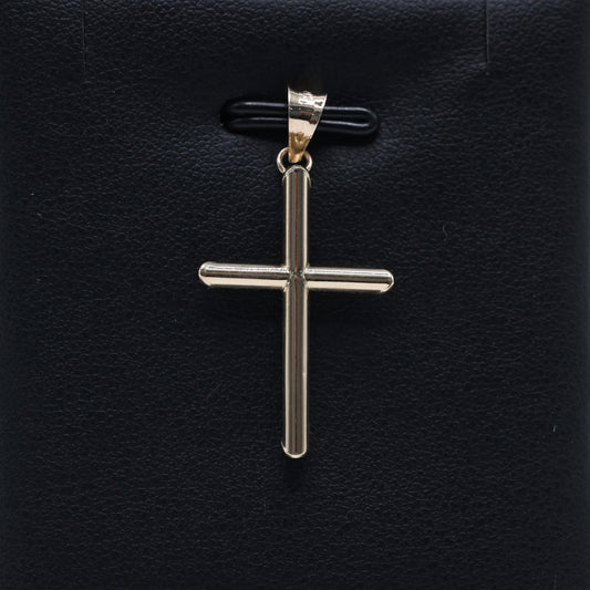 14KT GOLD DAINTY SIMPLE CROSS - 2 SIZES