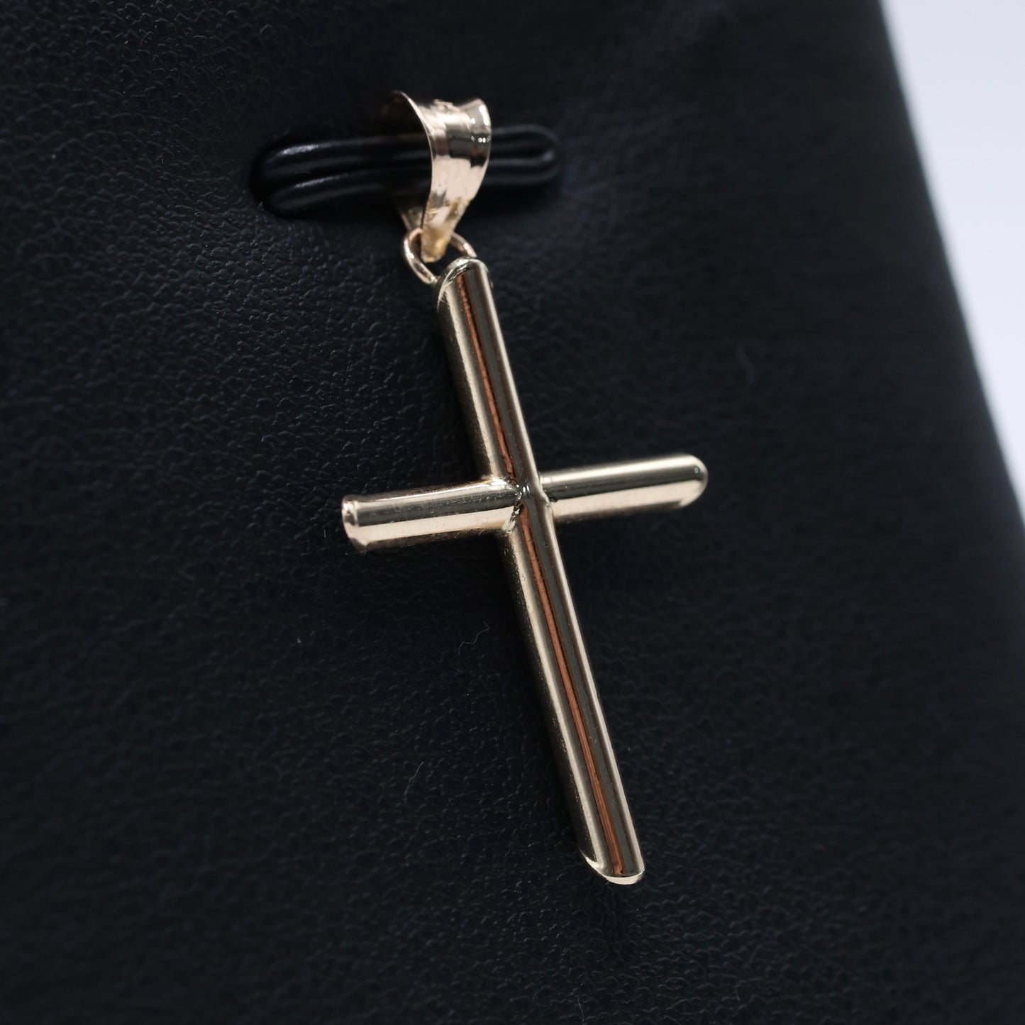 14KT GOLD DAINTY SIMPLE CROSS - 2 SIZES
