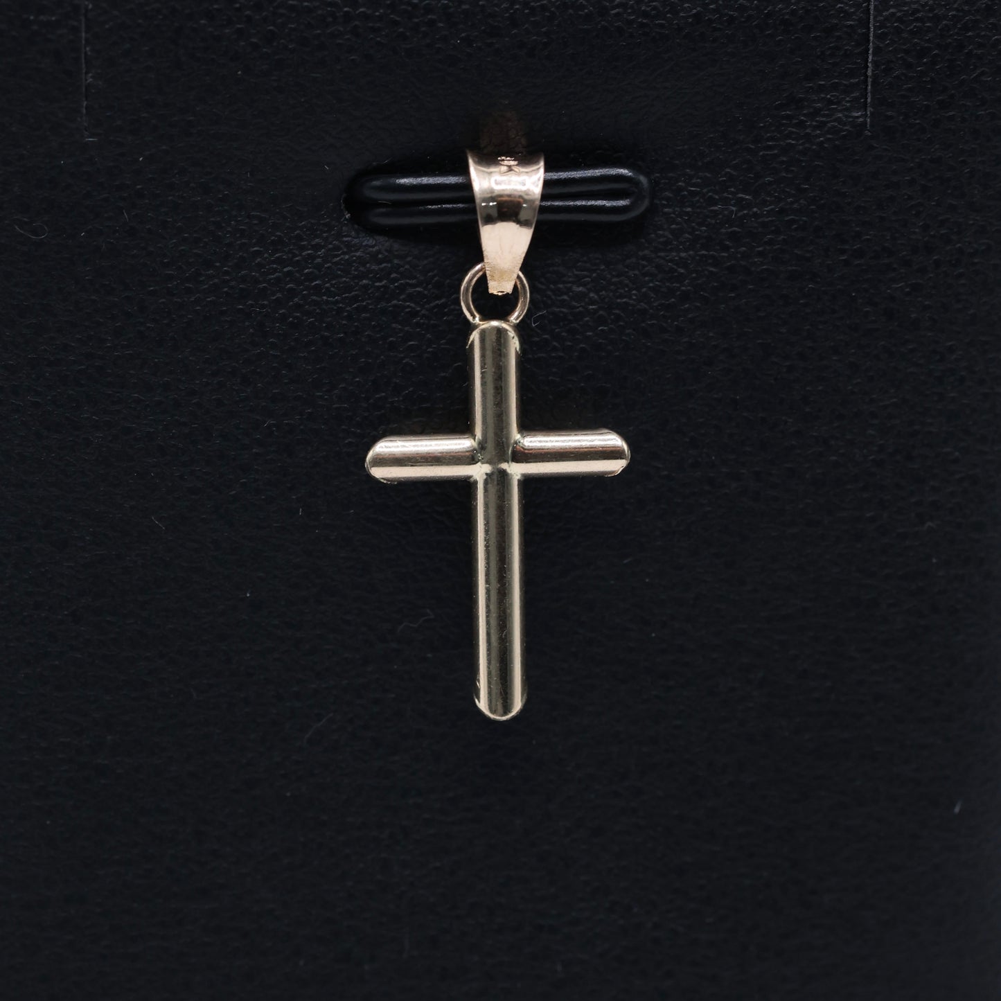 14KT GOLD DAINTY SIMPLE CROSS - 2 SIZES