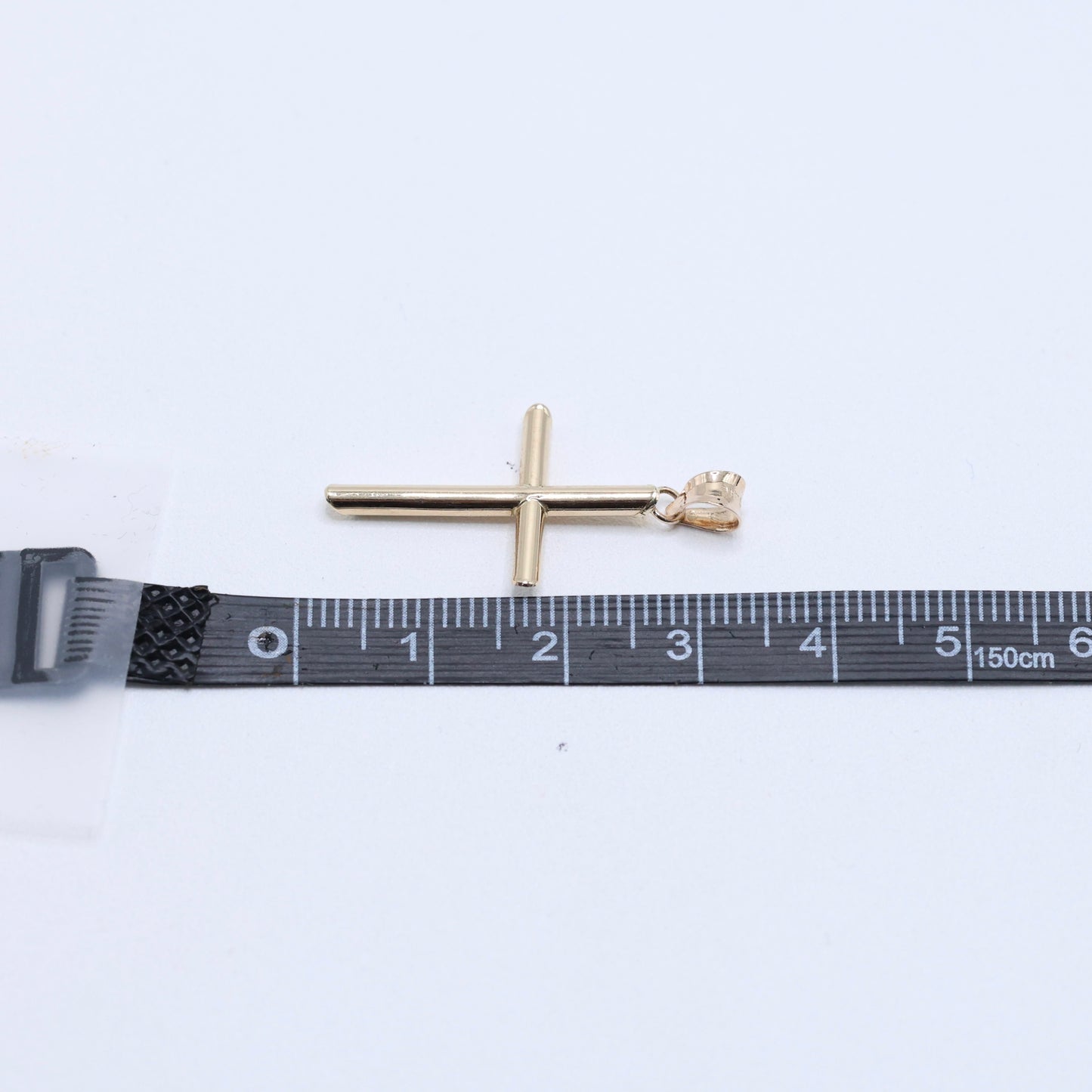 14KT GOLD DAINTY SIMPLE CROSS - 2 SIZES