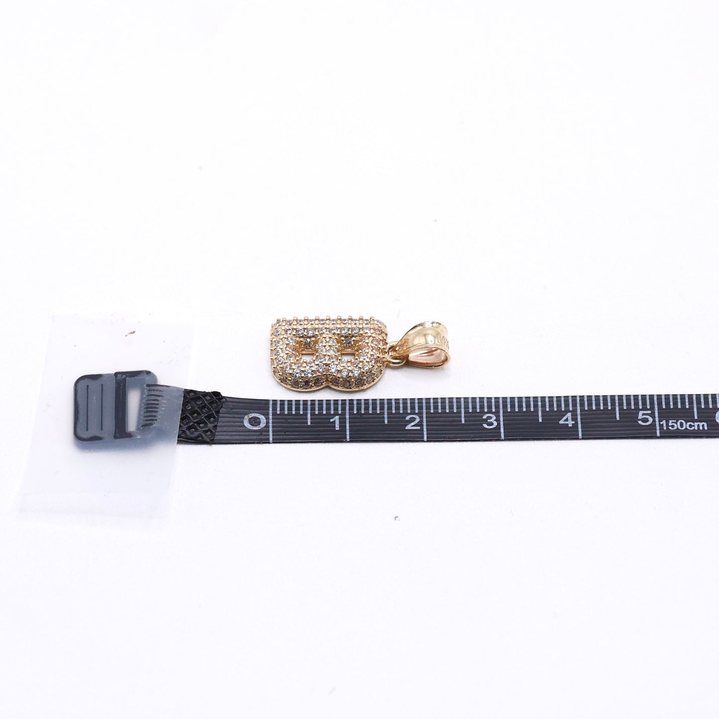 14KT GOLD PUFFY BUBBLE LETTERS A-Z