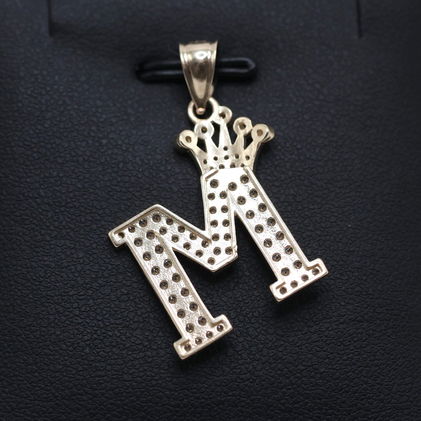 14KT GOLD CROWN BOX LETTERS